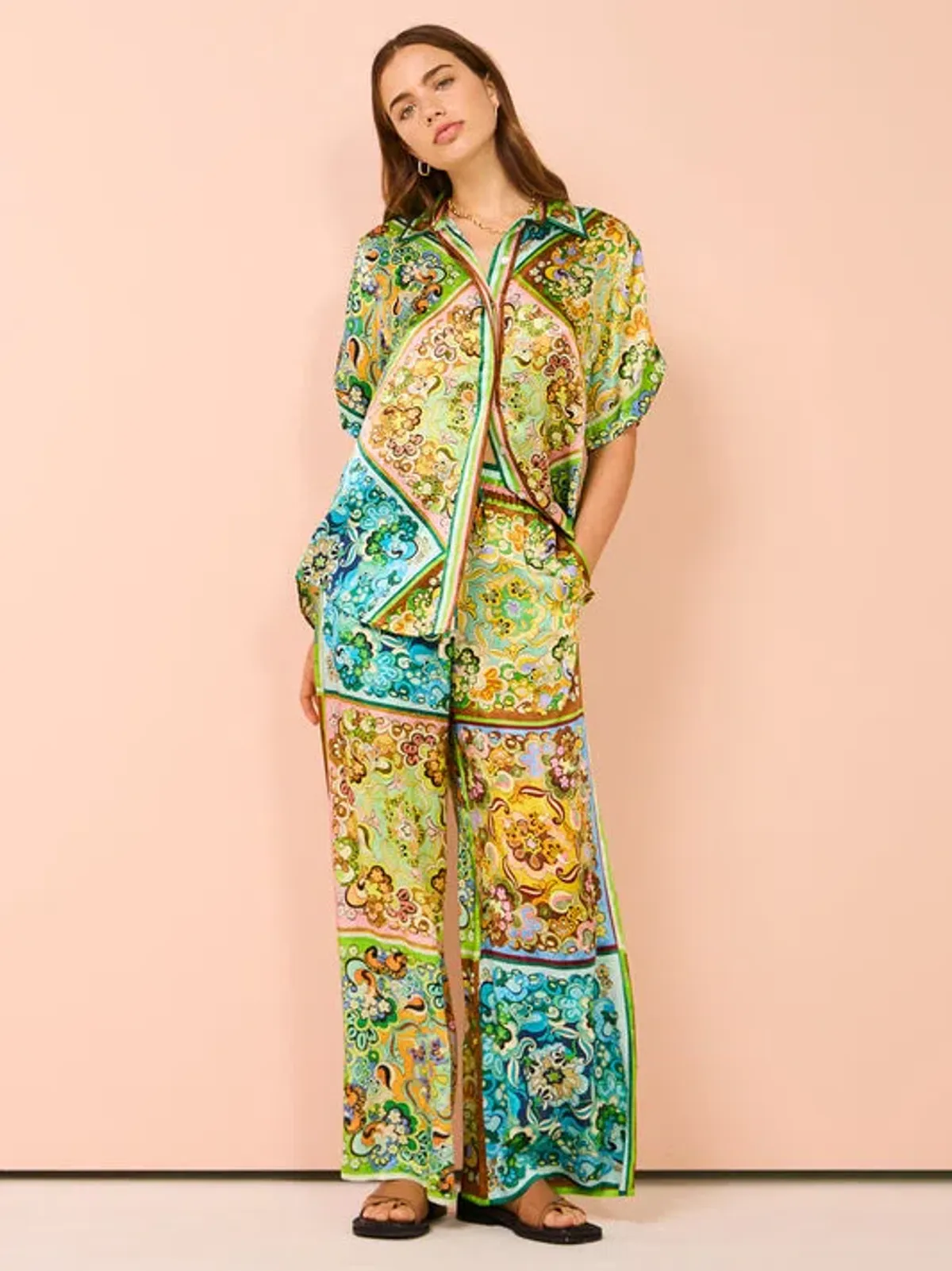 Alemais Dreamer Shirt Size 10 and Pants Size 12 Set Multi - Image 1