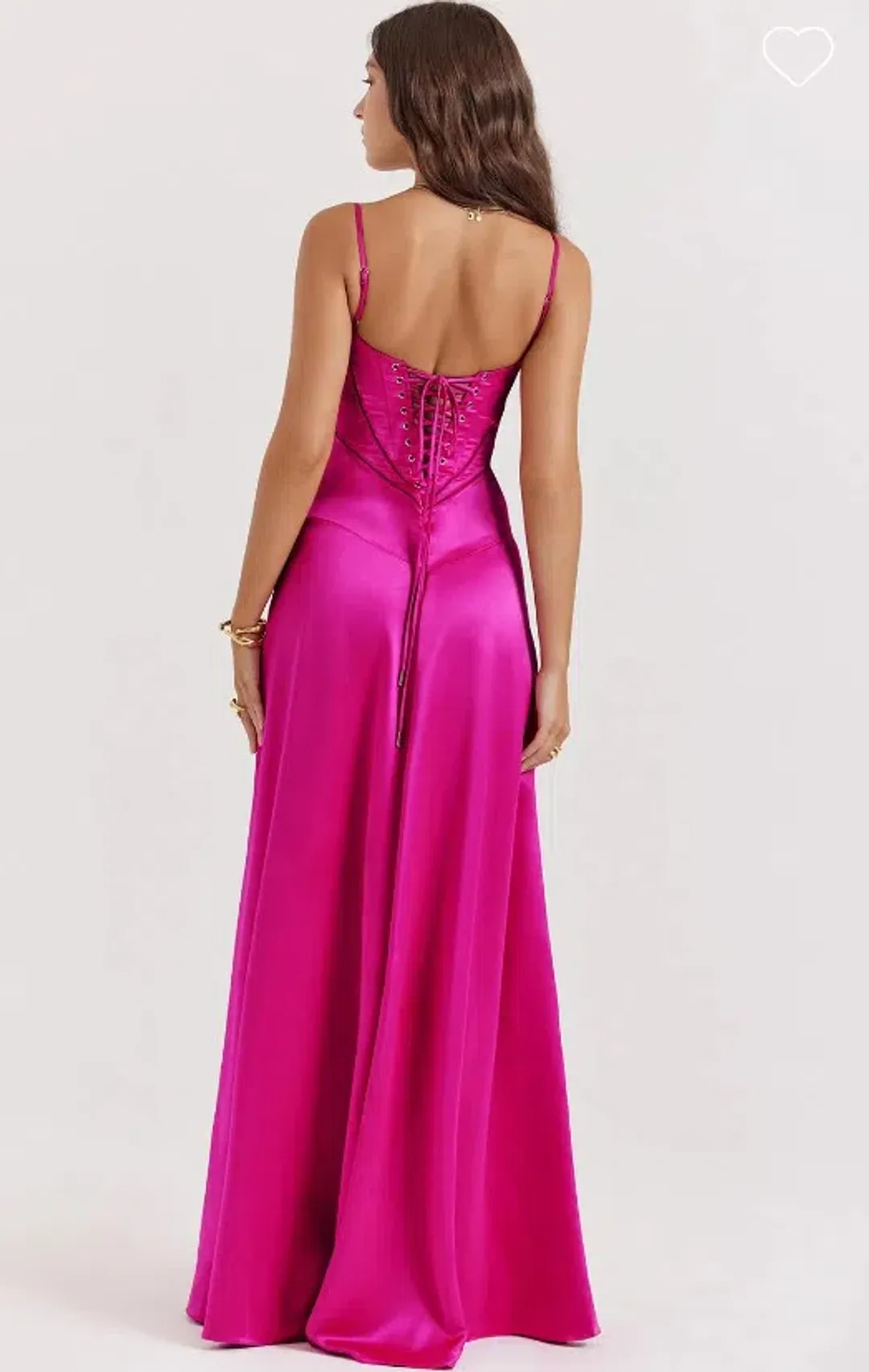 House of CB Anabella Gown Fuchsia Size L/Au 12  for rent on The Volte - main image