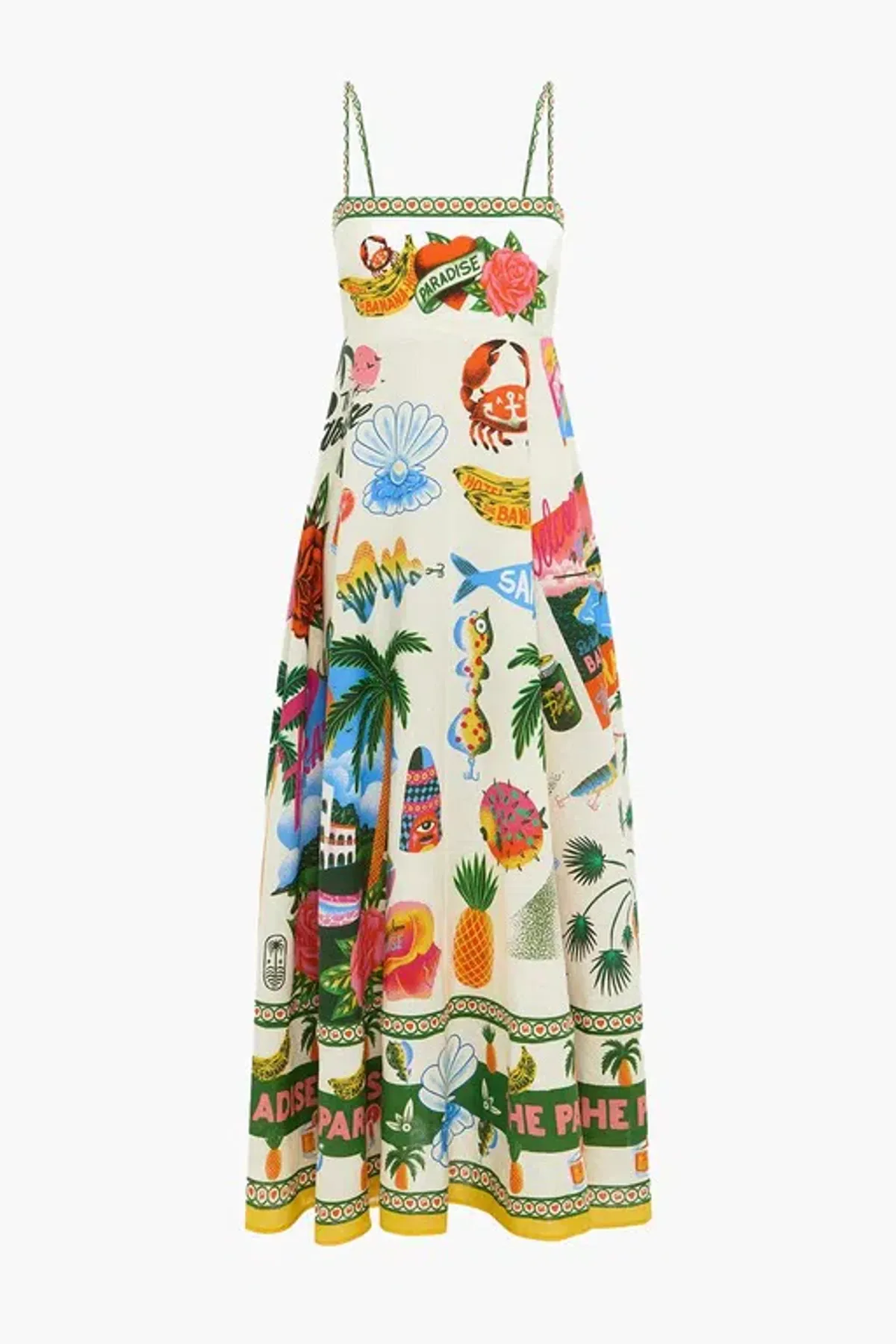 Alemais Paradiso Sundress Multi Print Size Au 10 - Image 3