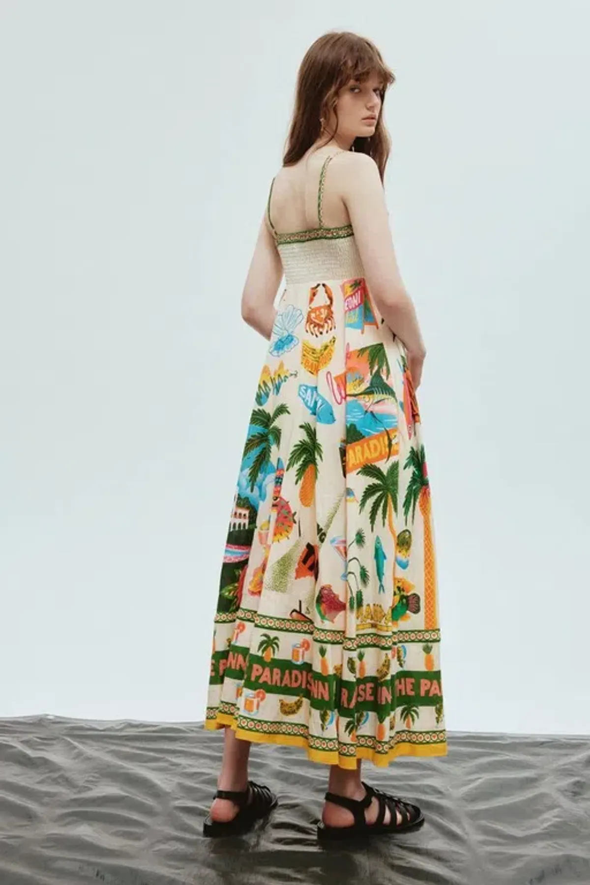 Alemais Paradiso Sundress Multi Print Size Au 10 - Image 2