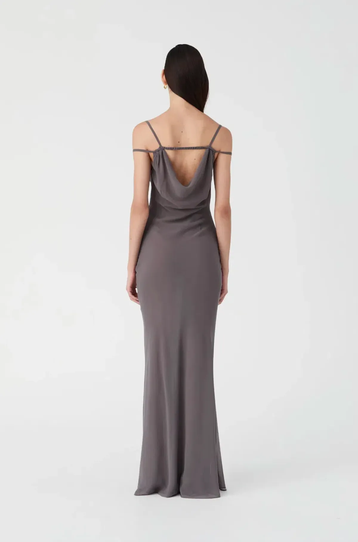 Misha Olivette Maxi Dress Grey - Image 3