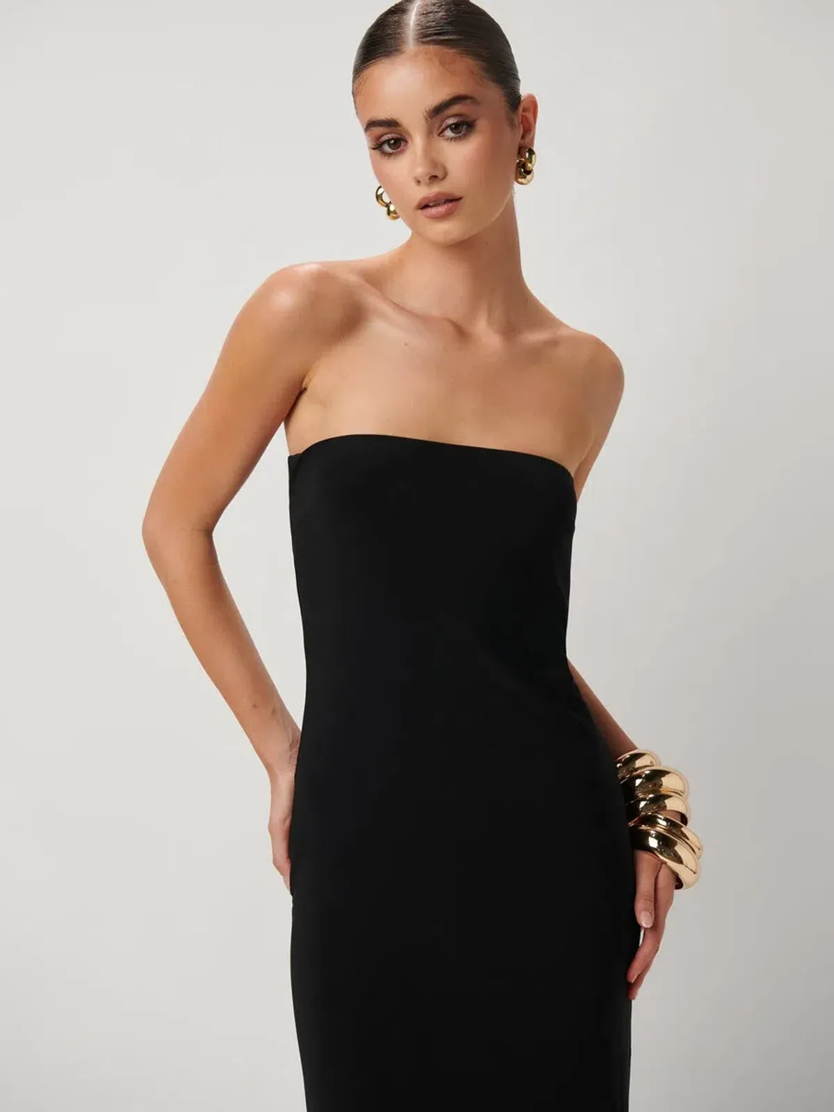 Effie Kats Danita Dress Black Size L/ Au 12 - Image 2