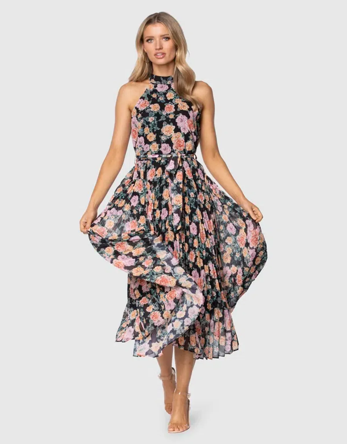 Pilgrim Rheta Maxi Dress Floral Size 8 - Image 1