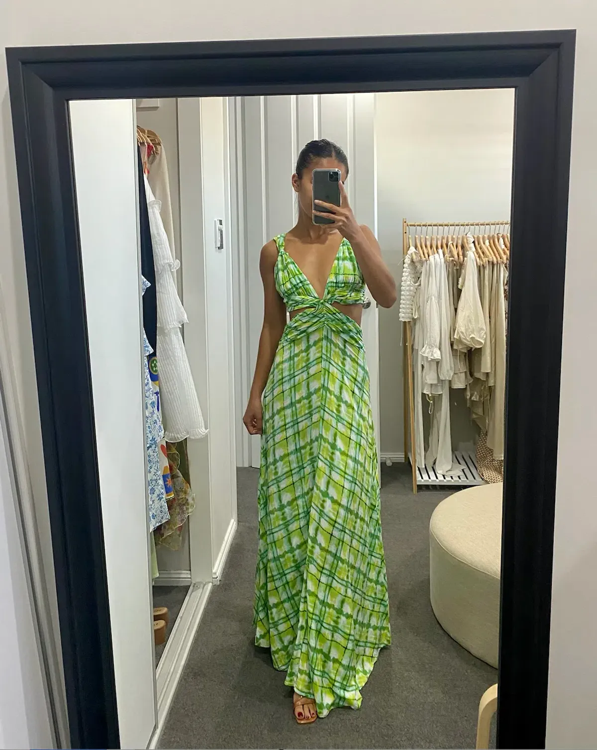 Le Salty Label Skylar Gown Green Size 6 - Image 2