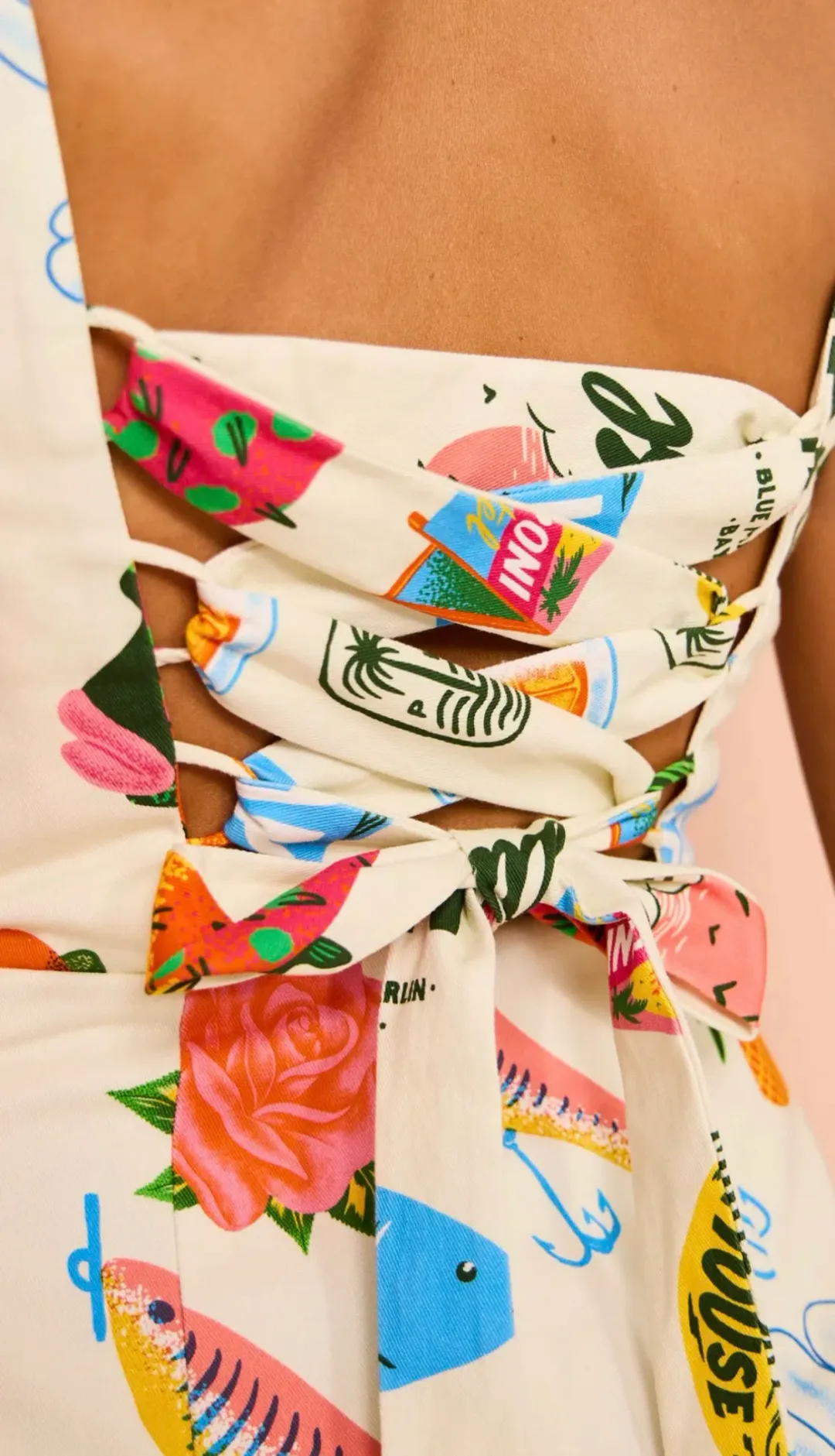 Alemais Samaki Mini Dress Multi Size 10 for rent on The Volte - main image