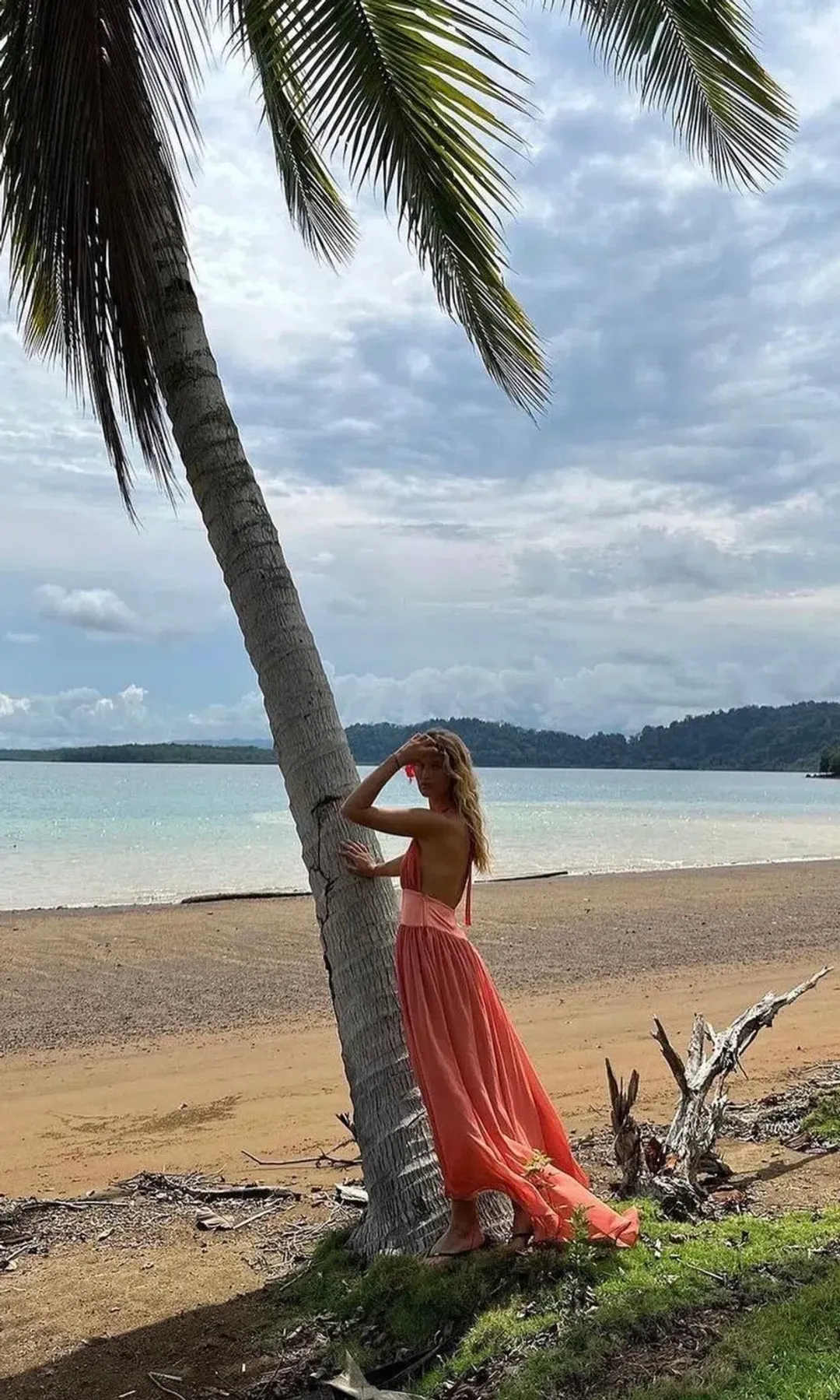 Arcina Ori Serena Dress Coral Size S / AU 8 for rent on The Volte - main image