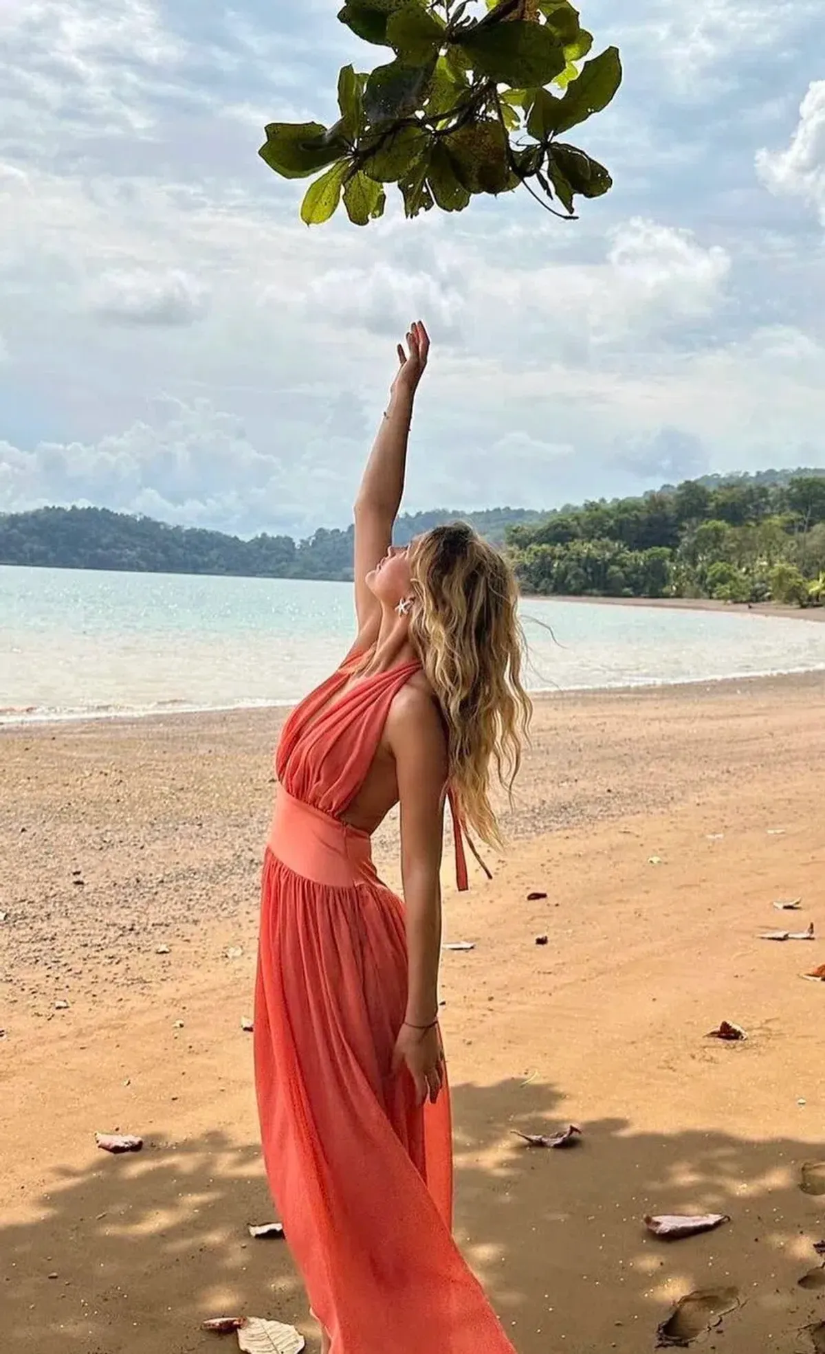 Arcina Ori Serena Dress Coral Size S / AU 8 - Image 5