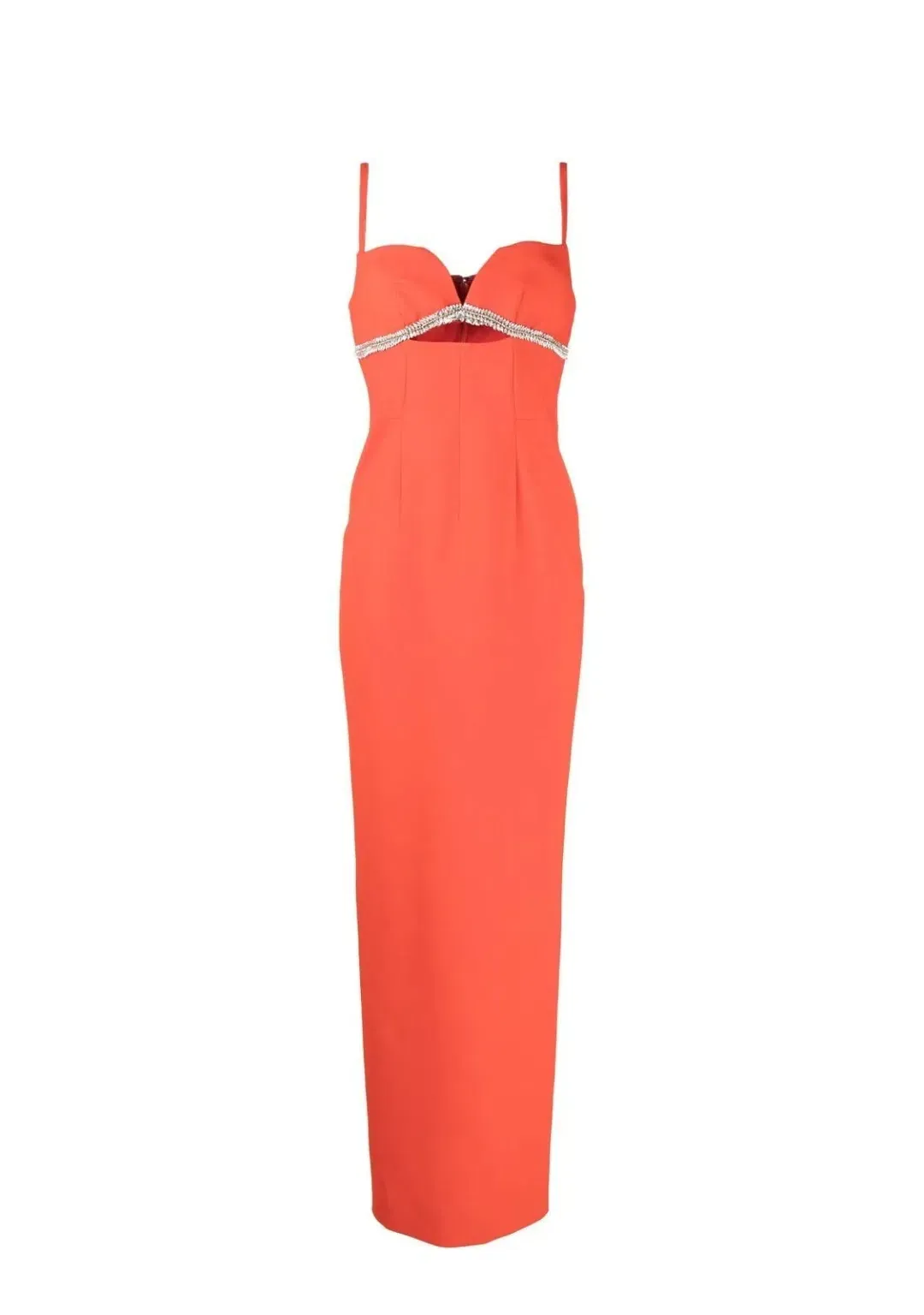 Rachel Gilbert Kyra Gown Flame Orange Size 4/AU 14 for rent on The Volte - main image