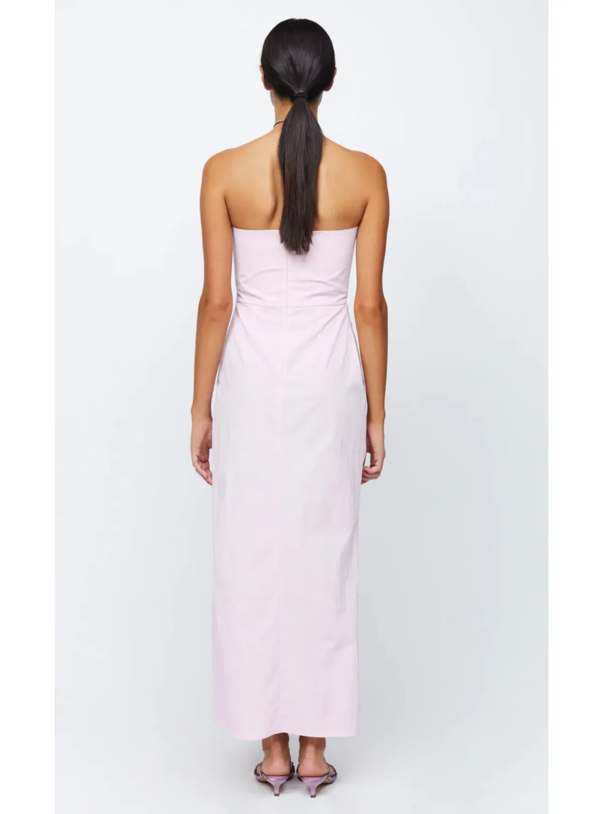 Bec &  Bridge Adrianna Strapless Maxi Dress Quartz Pink Size AU 6 - Image 2