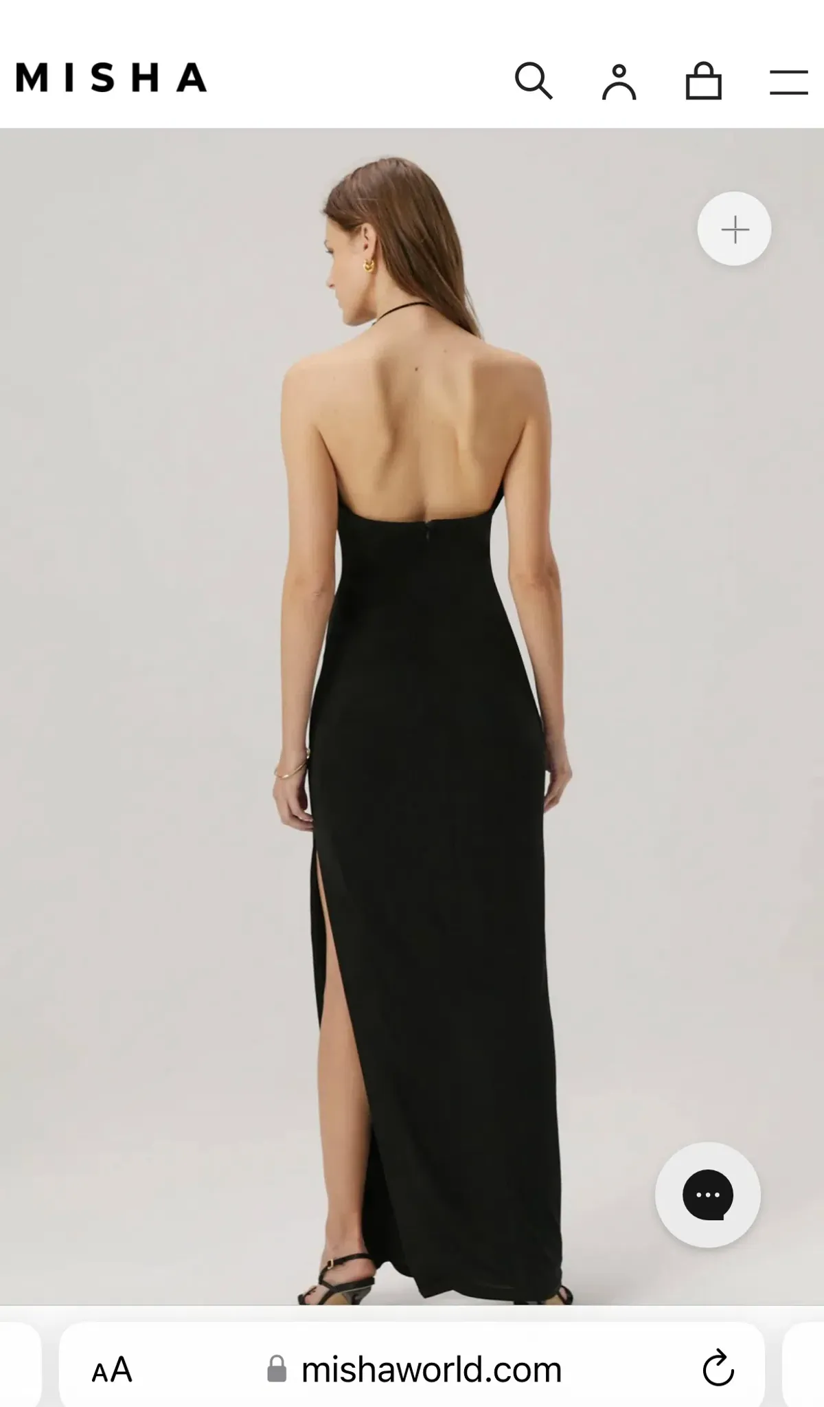 Misha Yesenia Gown Black Size 6/XS - Image 2