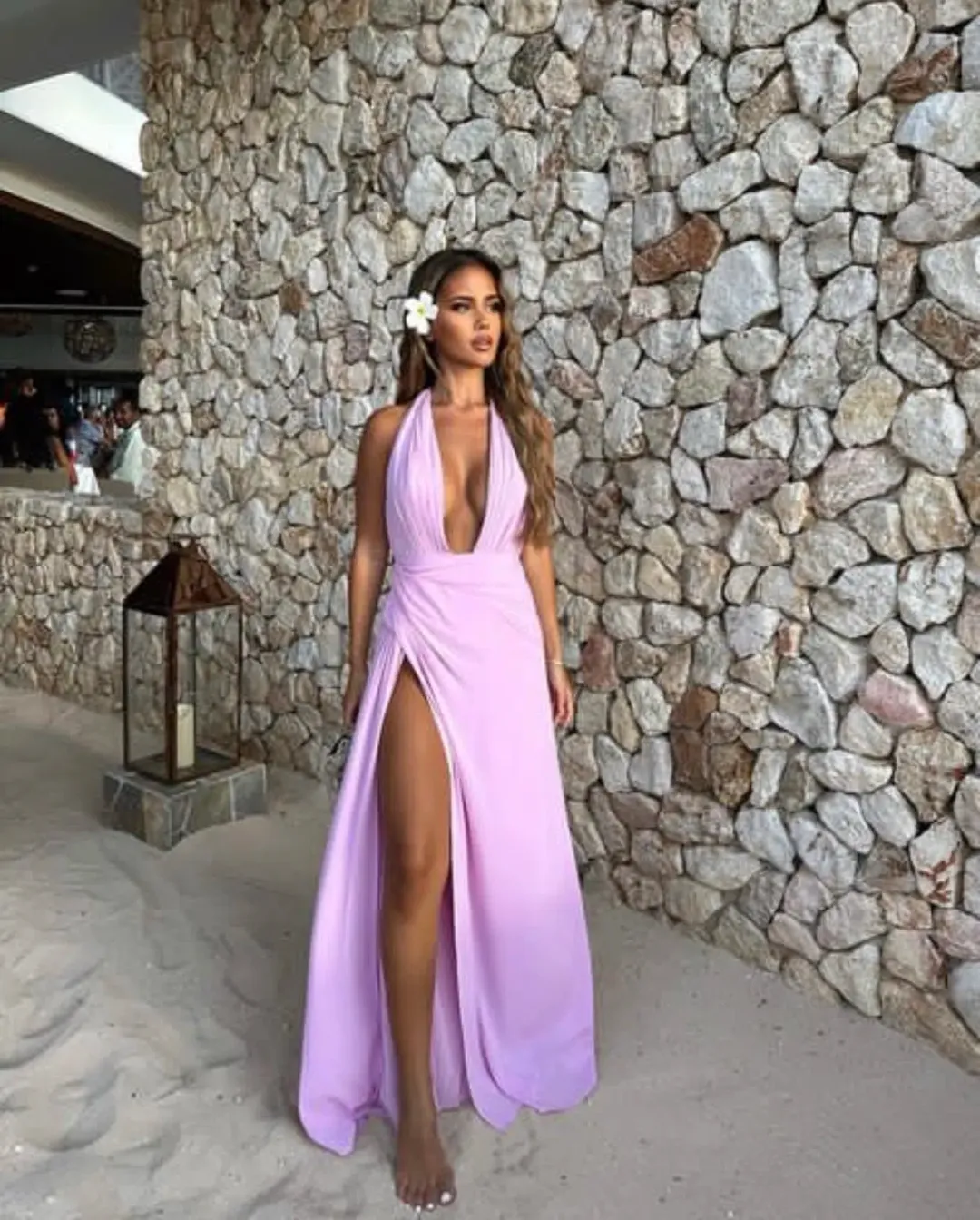 Calia Collection Antonia Dress Soft Pink Size 6 for rent on The Volte - main image