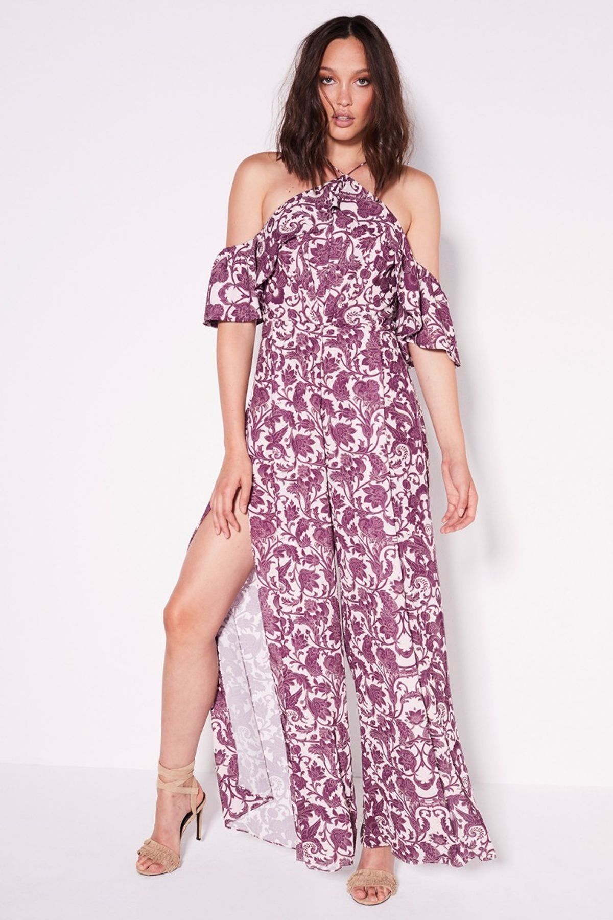 Sheike Parlour Jumpsuit Floral Print Size 8 - Image 1