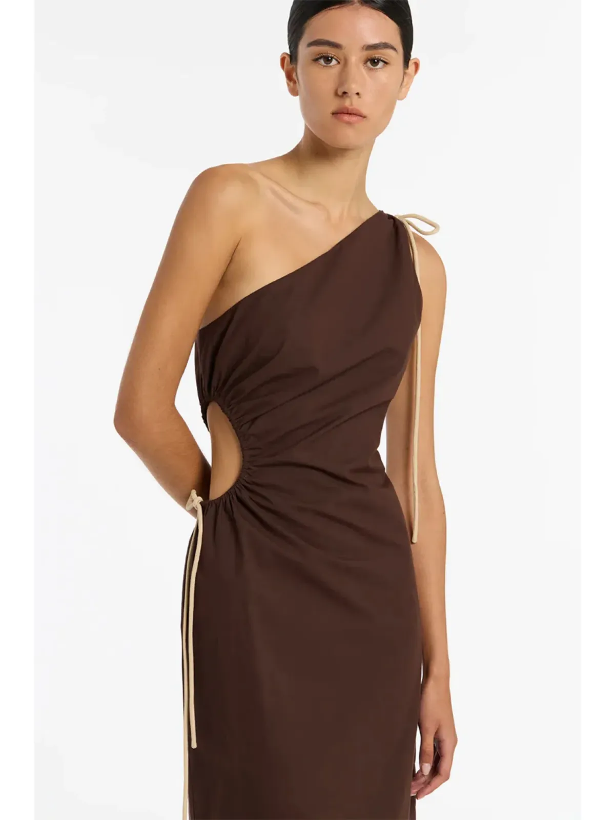 Sir the Label Jeanne One-Shoulder Maxi Dress Brown Size 2 / AU 10 - Image 2