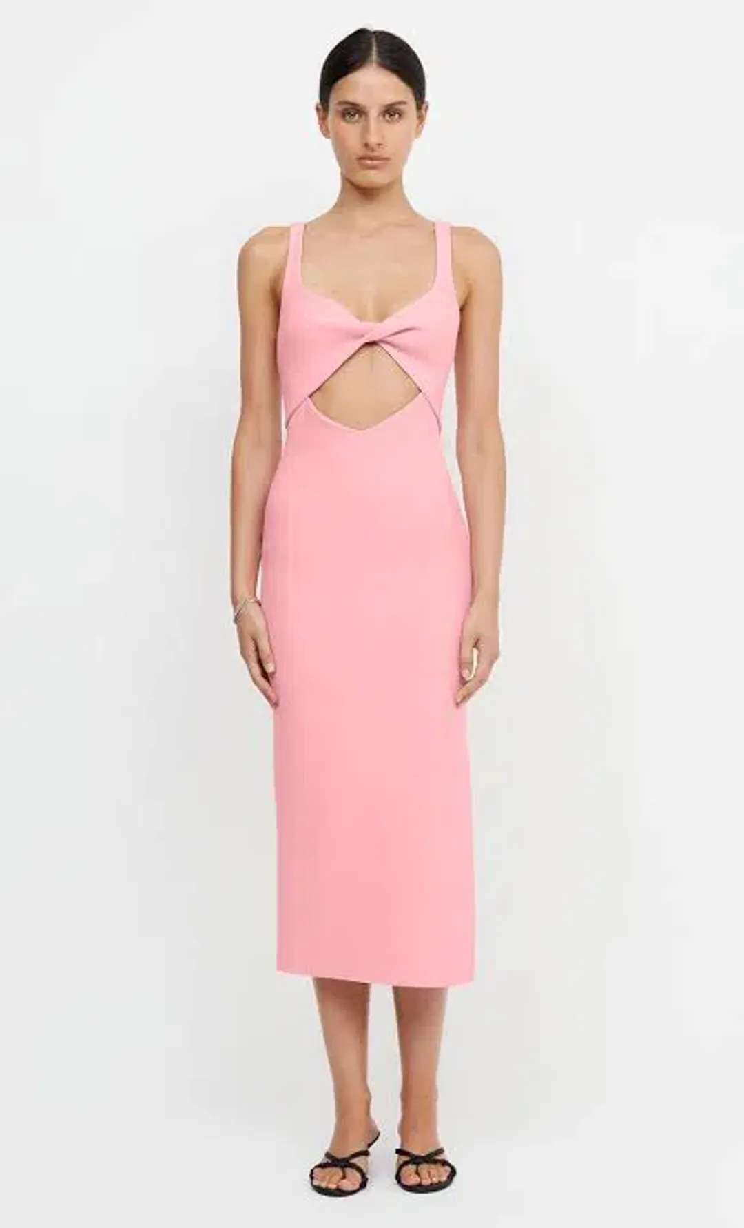 Bec & Bridge Joelle Midi Dress Pink Size 14 for rent on The Volte - main image