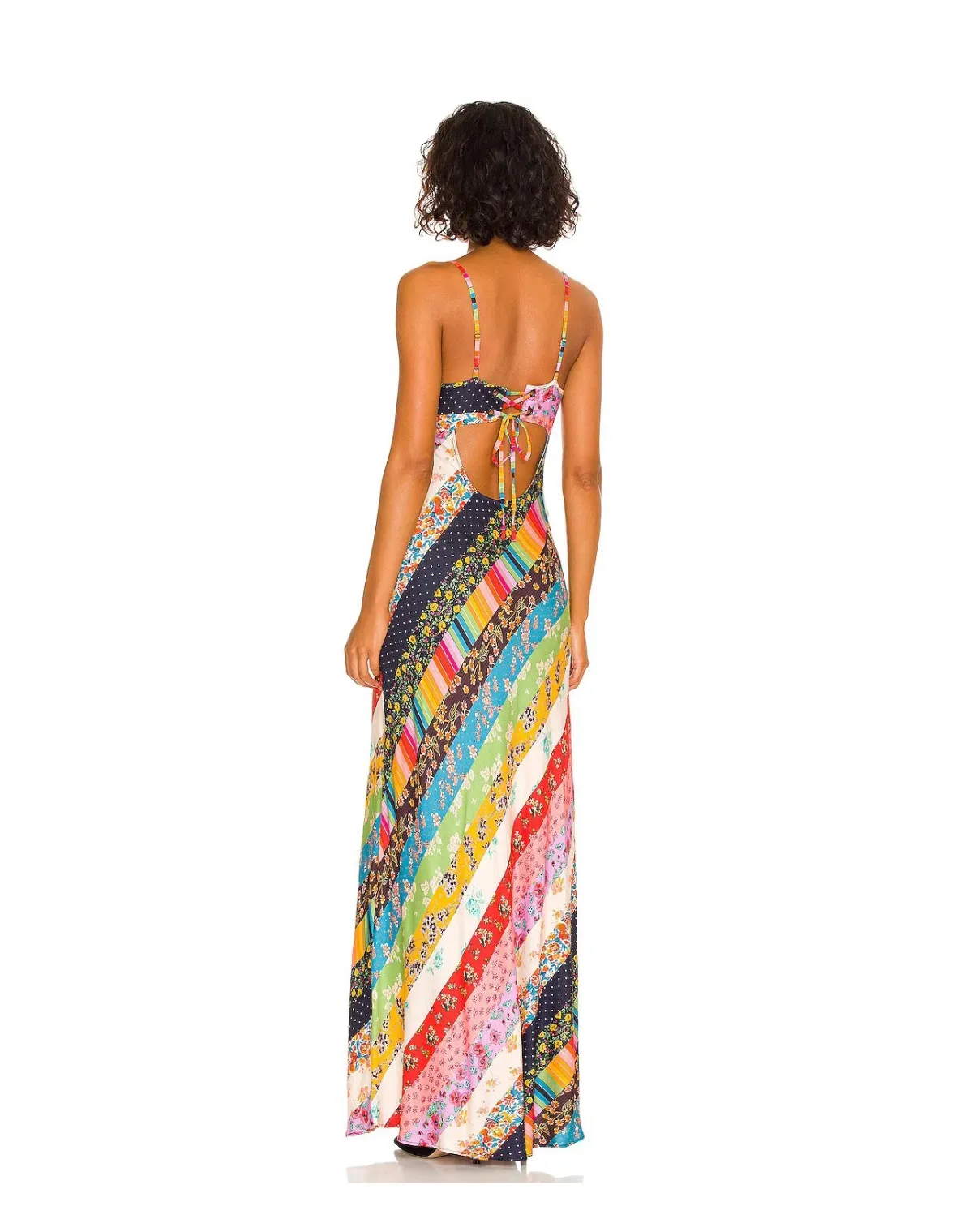 Free People Fiona Maxi Dress Multi Size 8  - Image 3