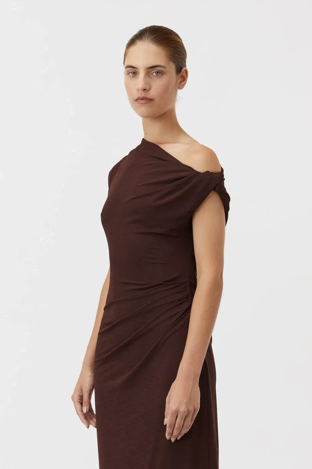 Camilla and Marc Annalise Dress in Chocolate Brown Size 6 - Image 2