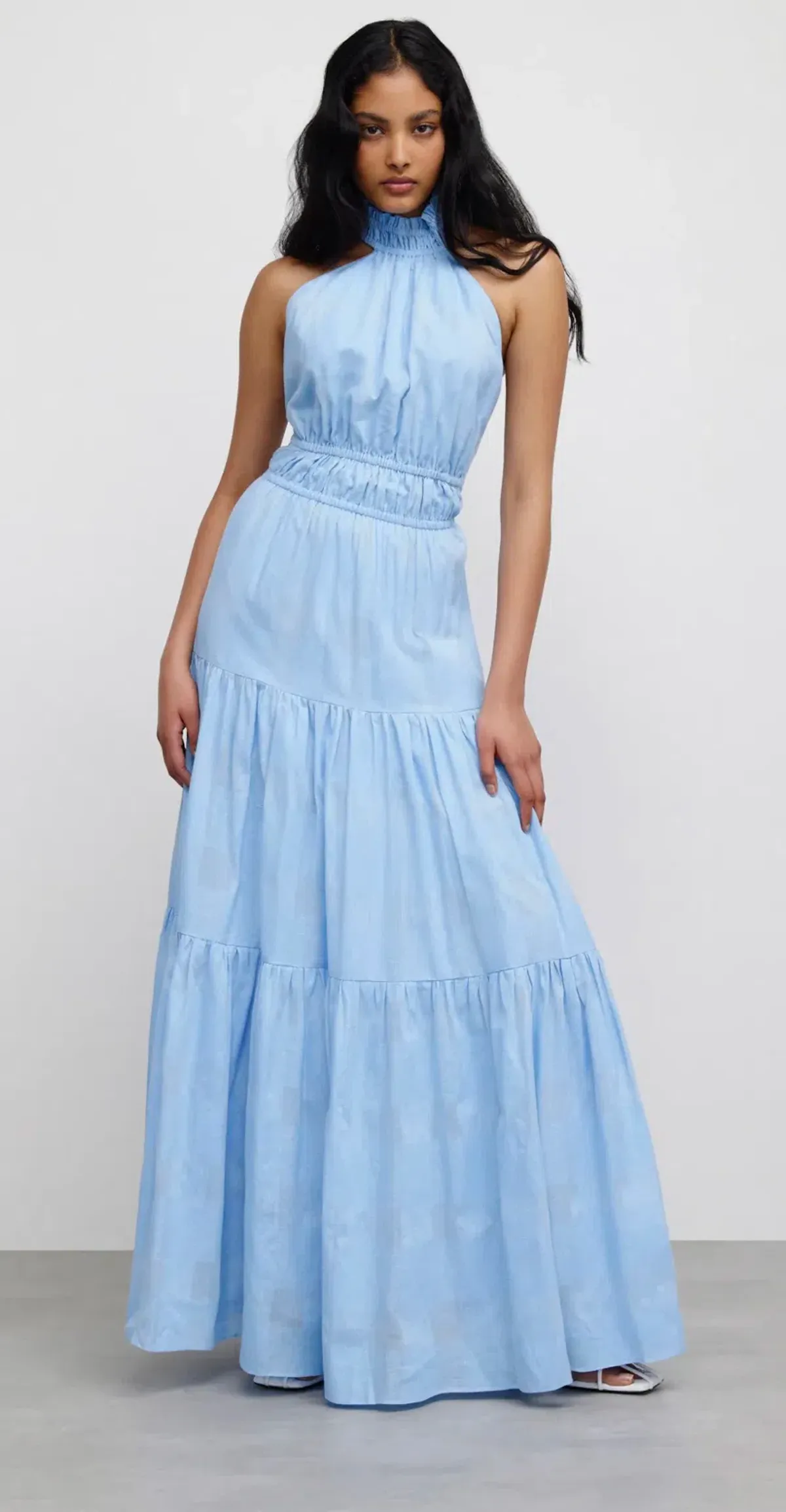 Significant Other Hunter Maxi Dress Blue Size 12 - Image 5