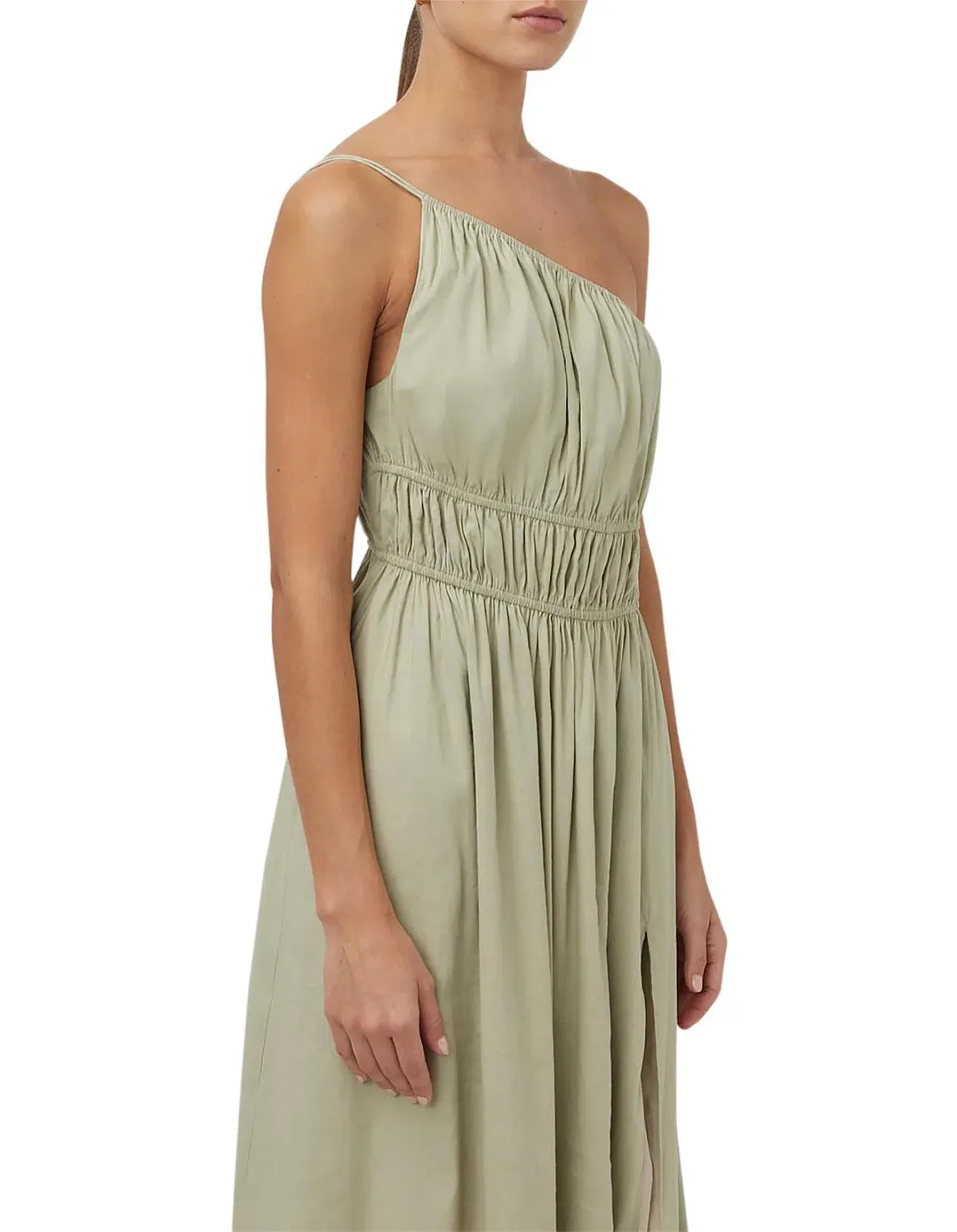 Camilla and Marc Sevilla Asymmetric Dress Oregano Green Size 14 - Image 4