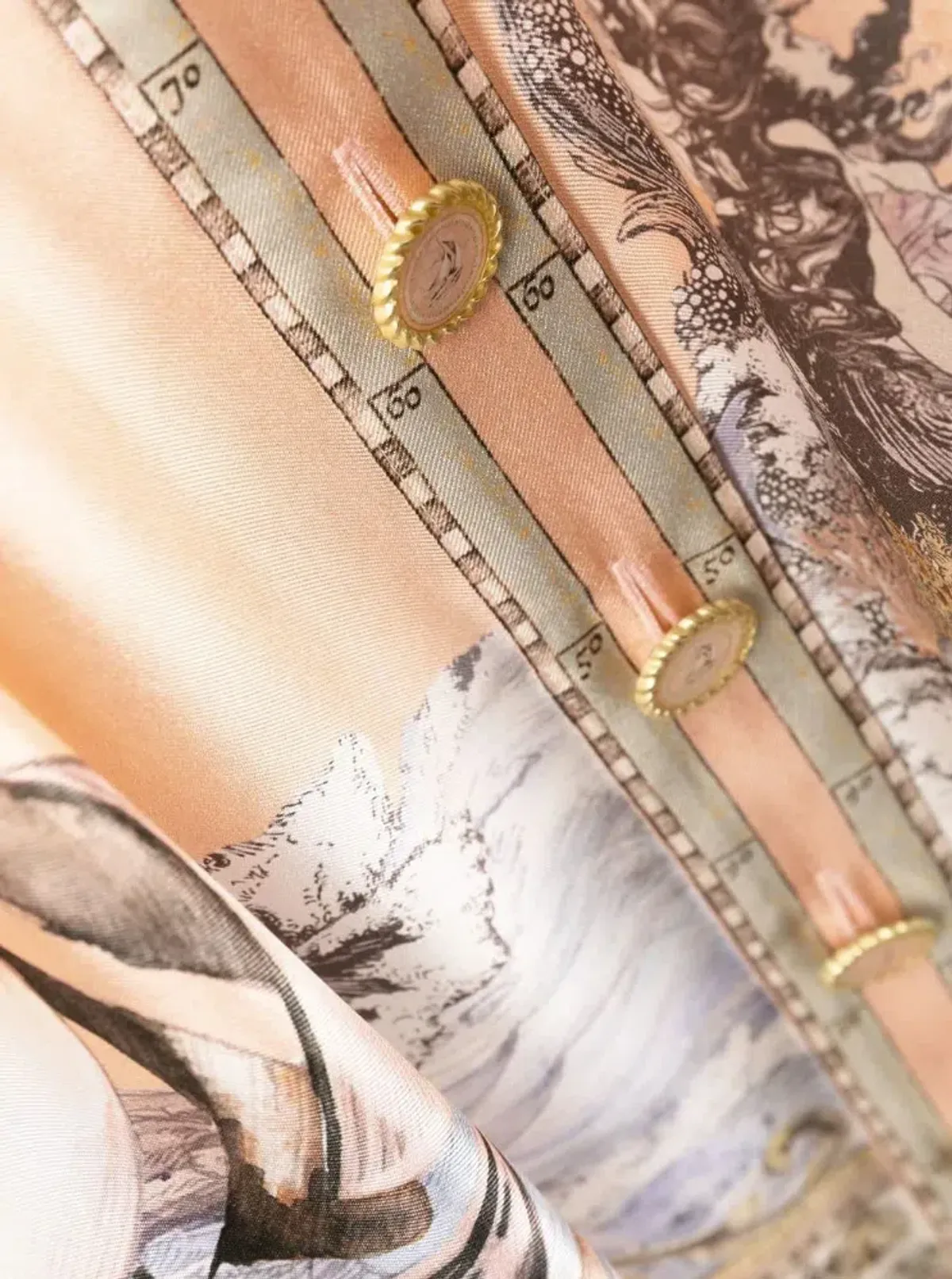 Zimmermann High Tide Odyssey Print Shirt Midi Dress Multi Size 1 / AU 10 - Image 5