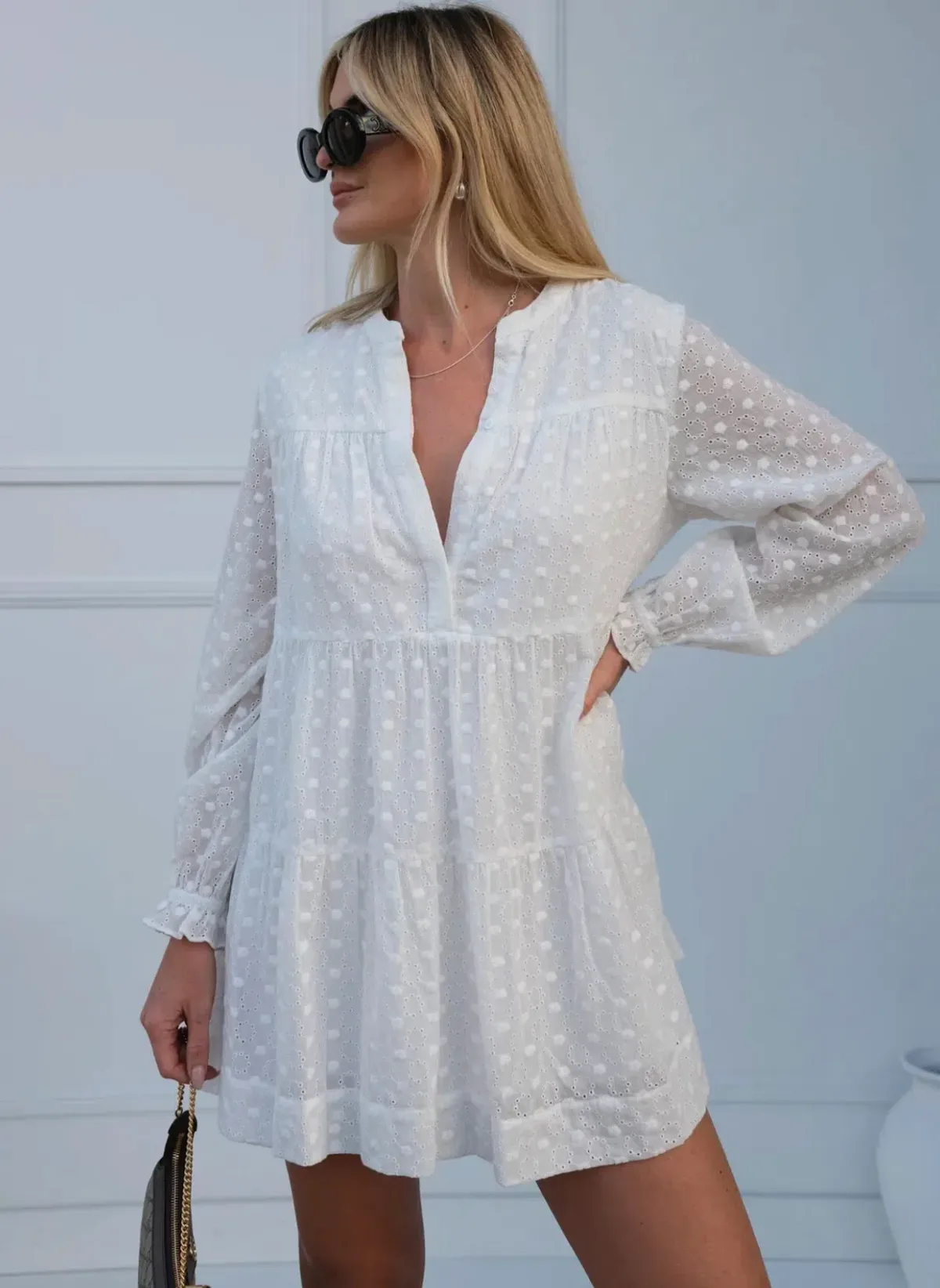 Lunar Fox Maeve Mini Dress White Size 20 - Image 2