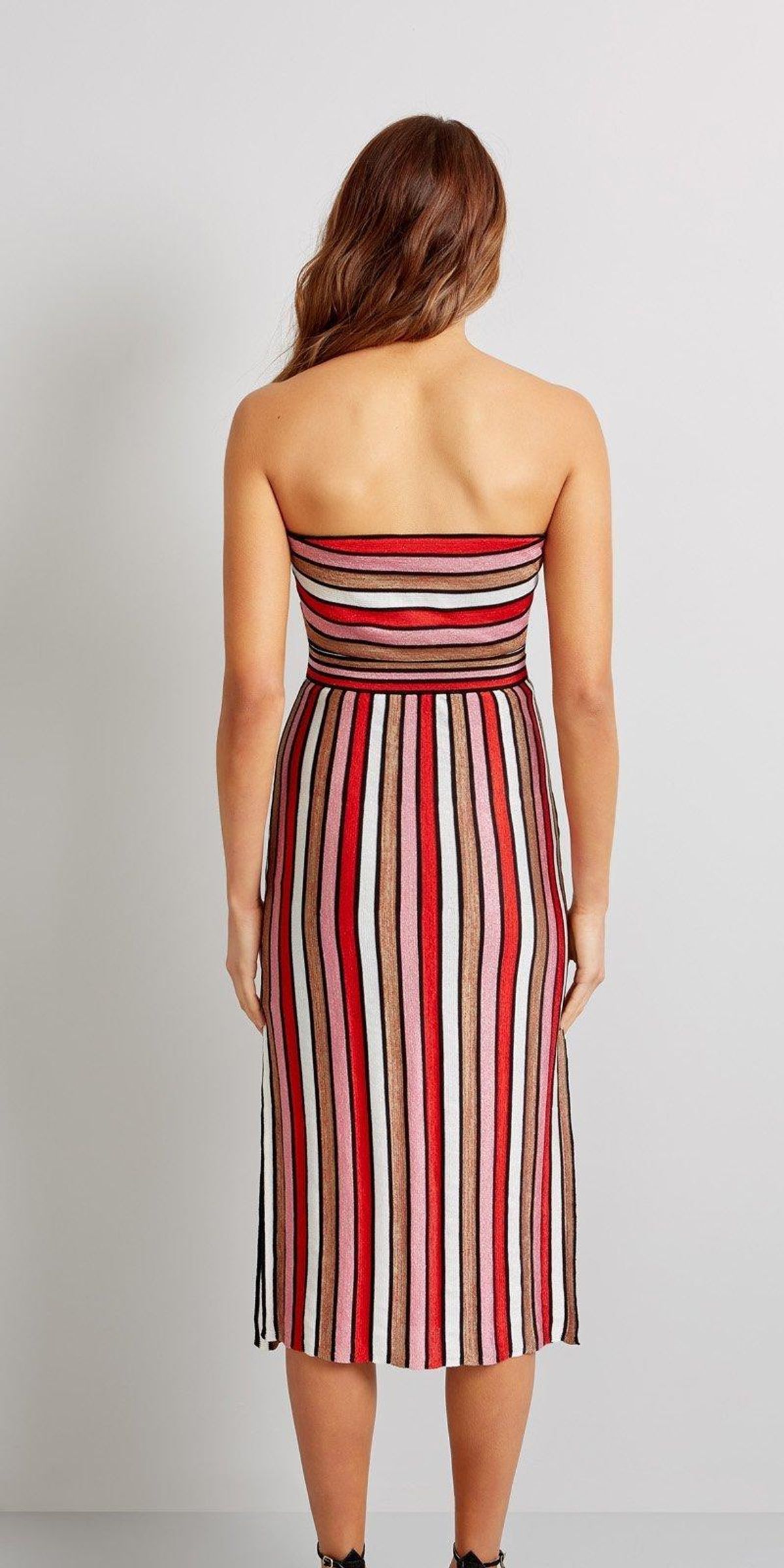 Kookai Puerto Rico Dress Red Stripe Size 8 - Image 3