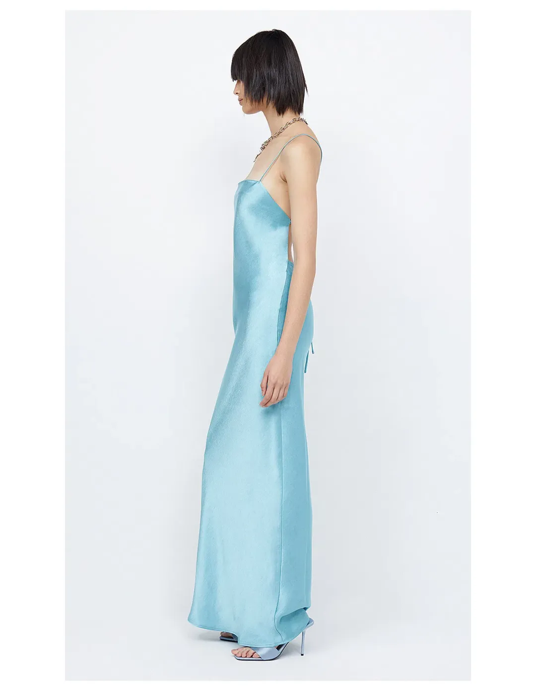 Bec & Bridge The Dreamer Tie Maxi Dress Sea Spray Size AU 6 for rent on The Volte - main image