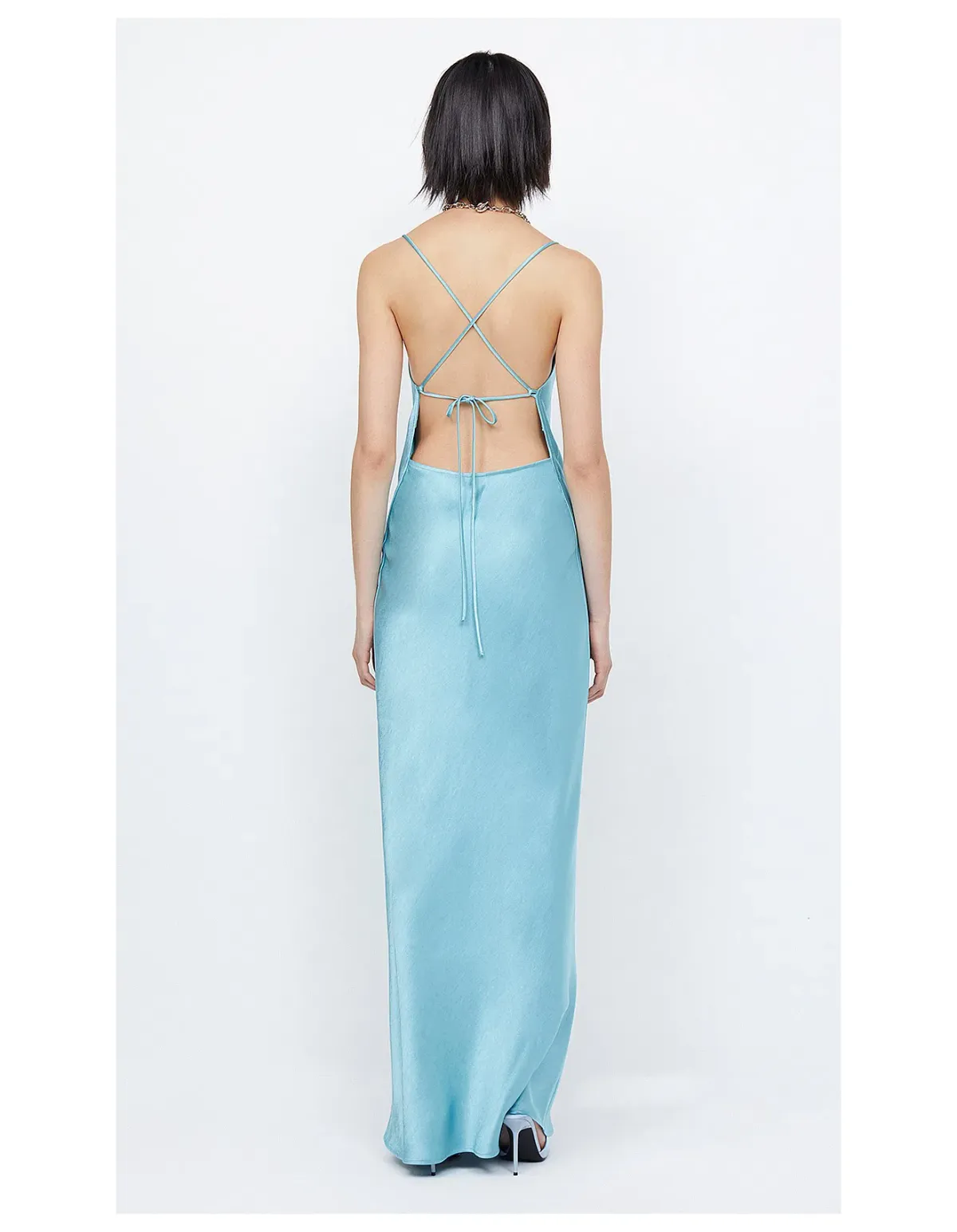 Bec & Bridge The Dreamer Tie Maxi Dress Sea Spray Size AU 6 - Image 2