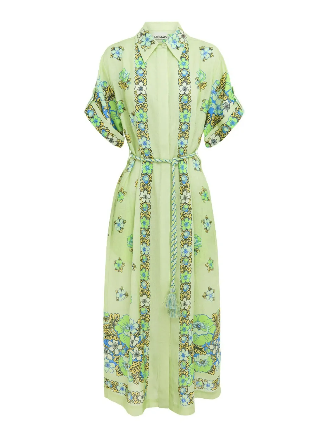 Alemais Velma Shirtdress in Print Size AU 10 for rent on The Volte - main image