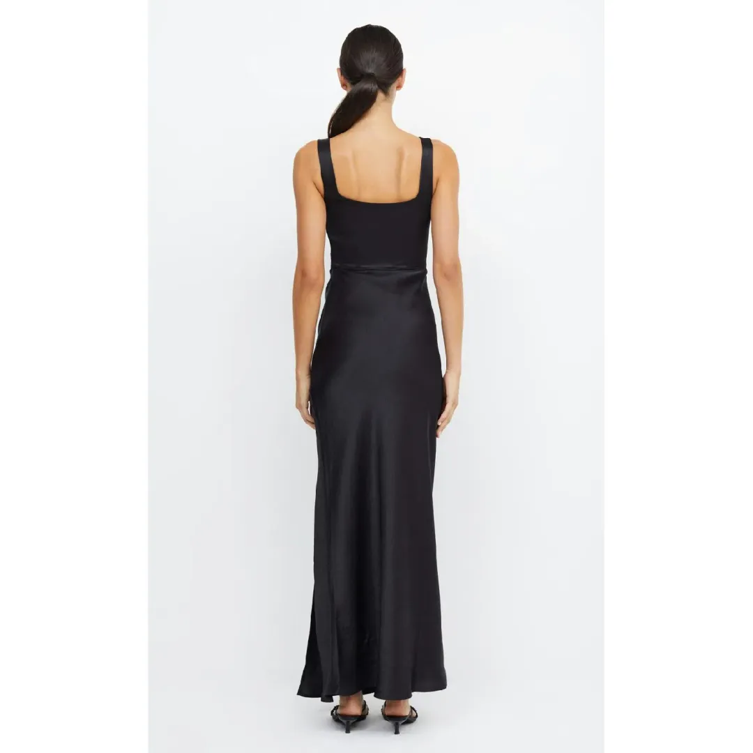 Bec & Bridge Dreamer Square Neck Dress Black Size AU 12 for rent on The Volte - main image