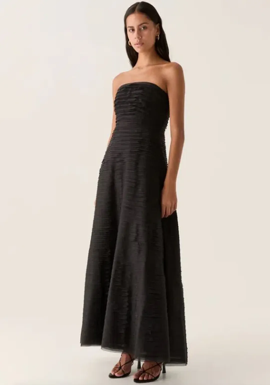 Aje Soundscape Maxi Dress in Black Size 10 for rent on The Volte - main image