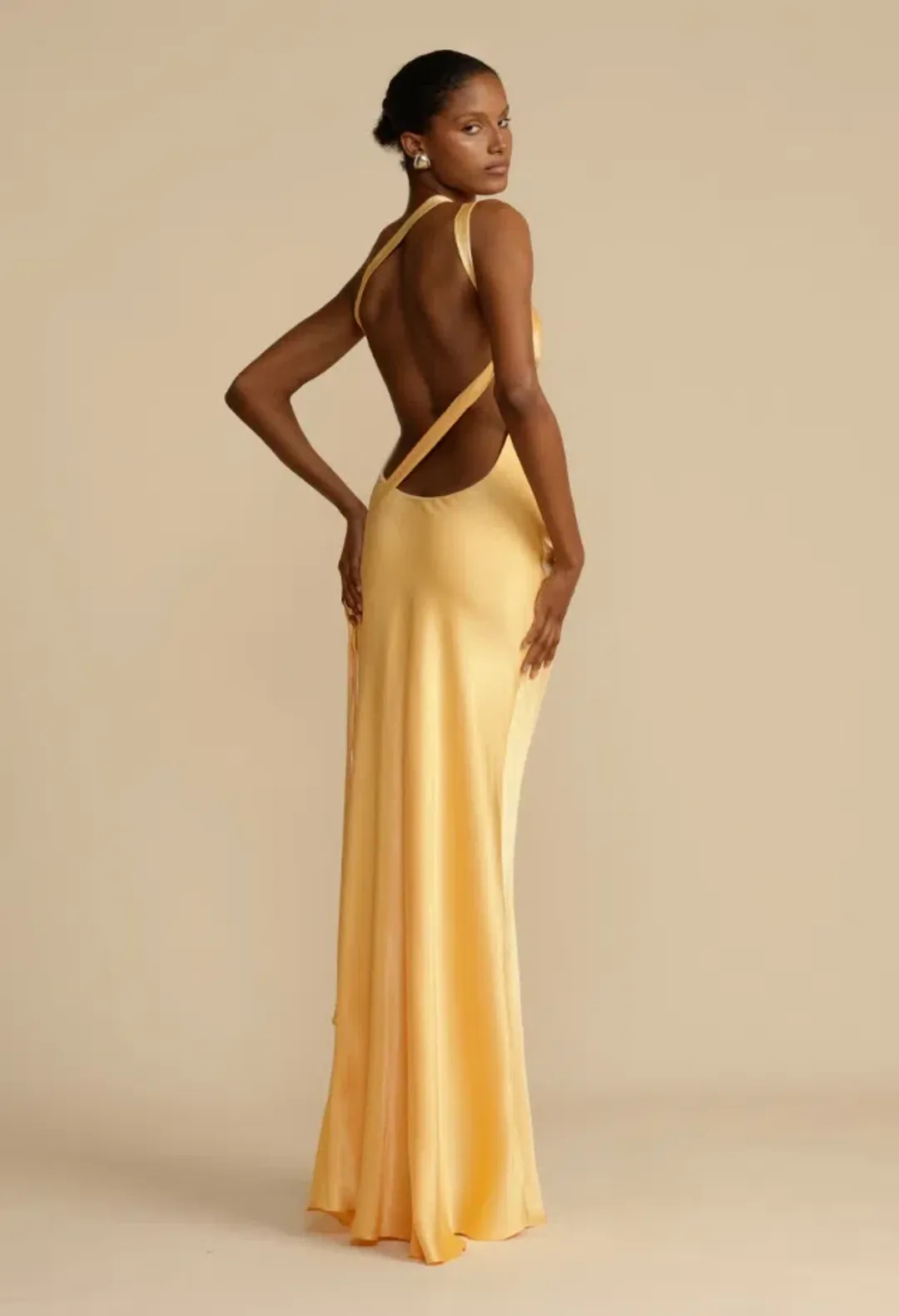 Arcina Ori Monique Dress Yellow Size XS/Au 6 for rent on The Volte - main image