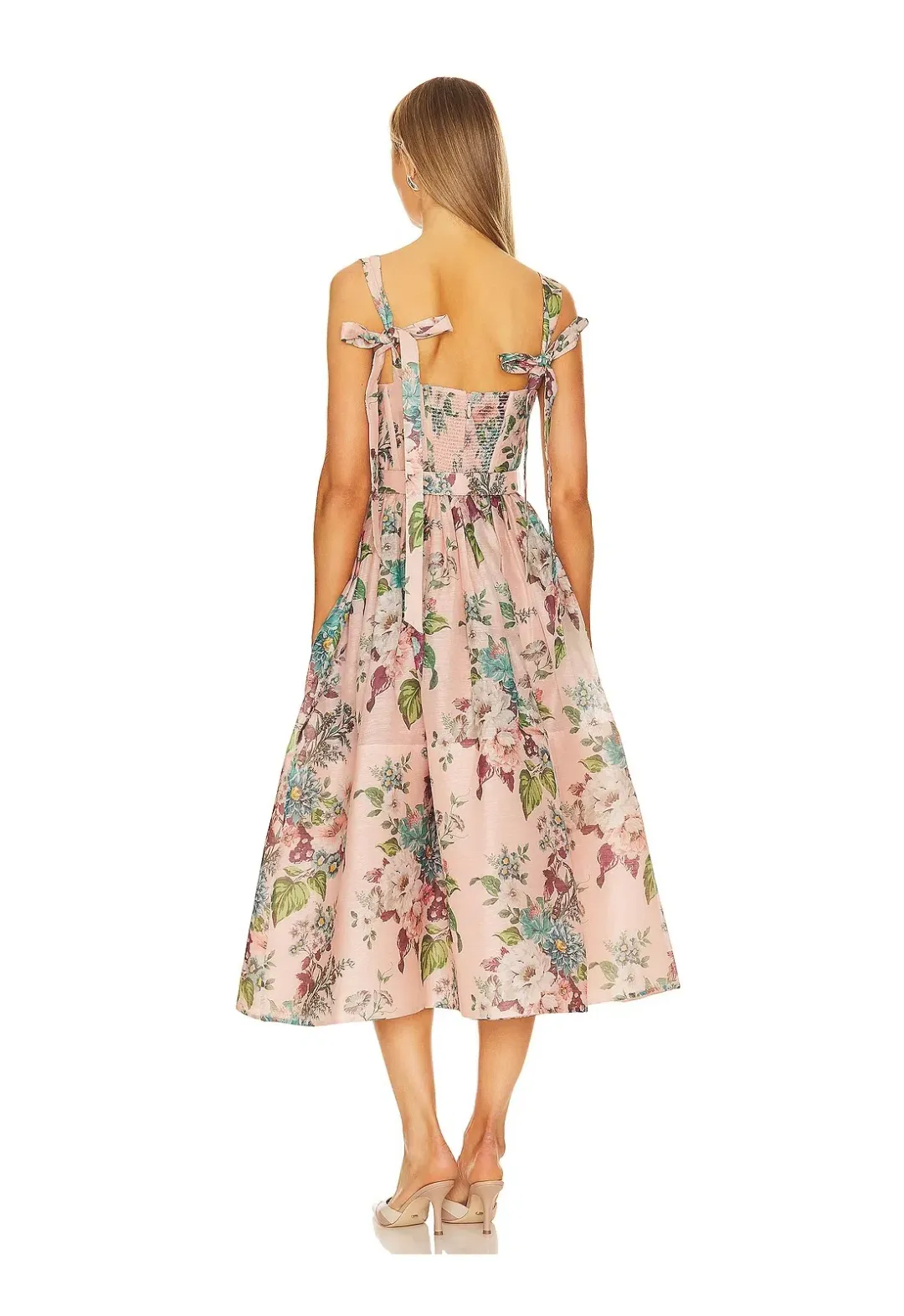 Zimmermann Matchmaker Midi Dress Floral Size 3/ AU 14 for rent on The Volte - main image