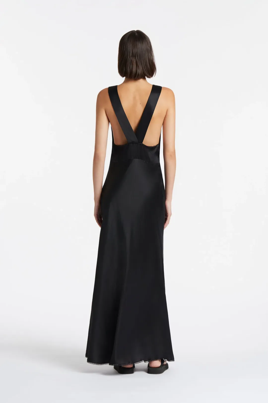 Sir The Label Aries Cut Out Gown Black Size AU 10 for rent on The Volte - main image