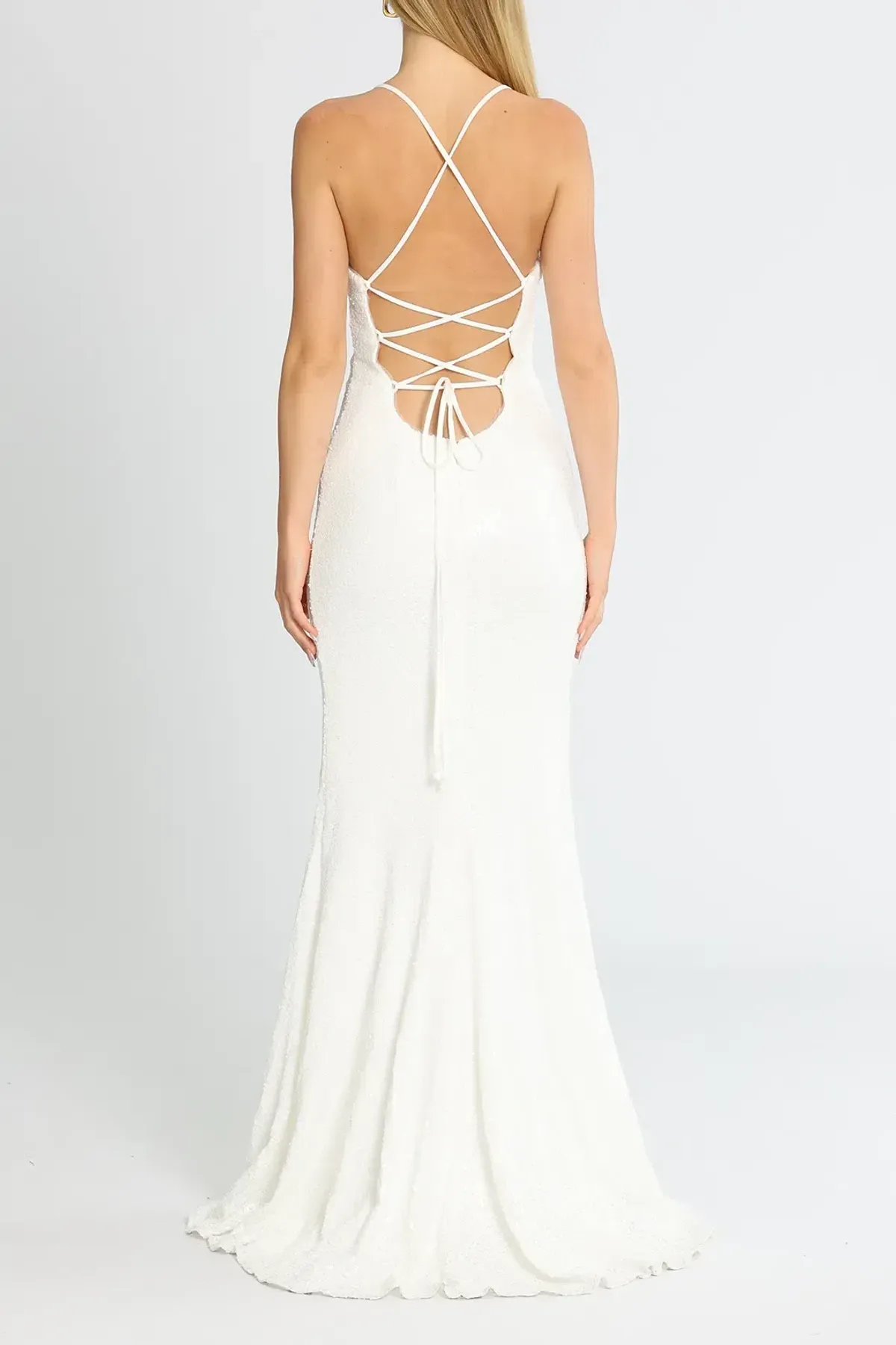 Tania Olsen India Gown in White Size 8 - Image 3