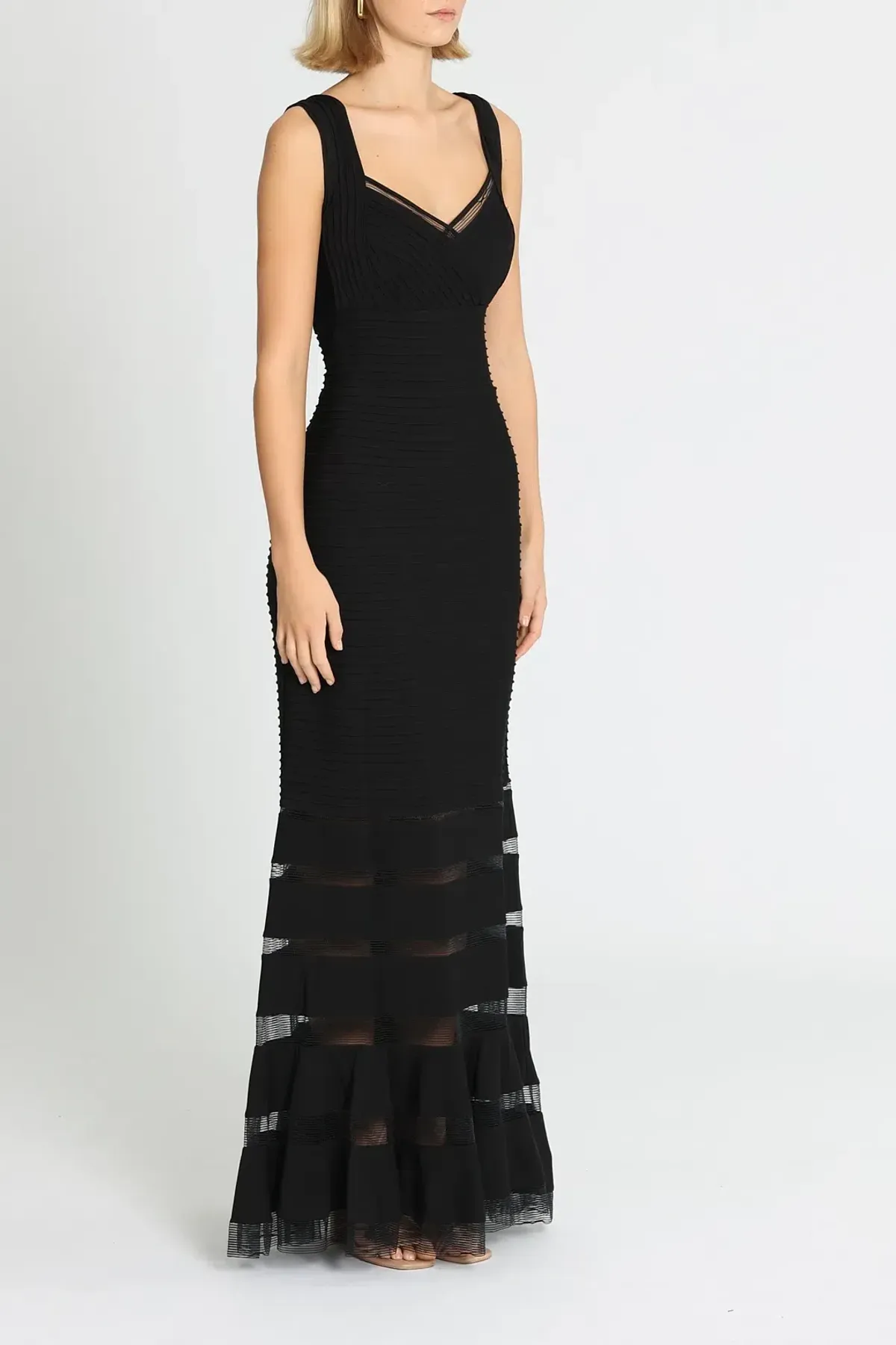 Tadashi Shoji Annika Dress in Black Size 12 - Image 2