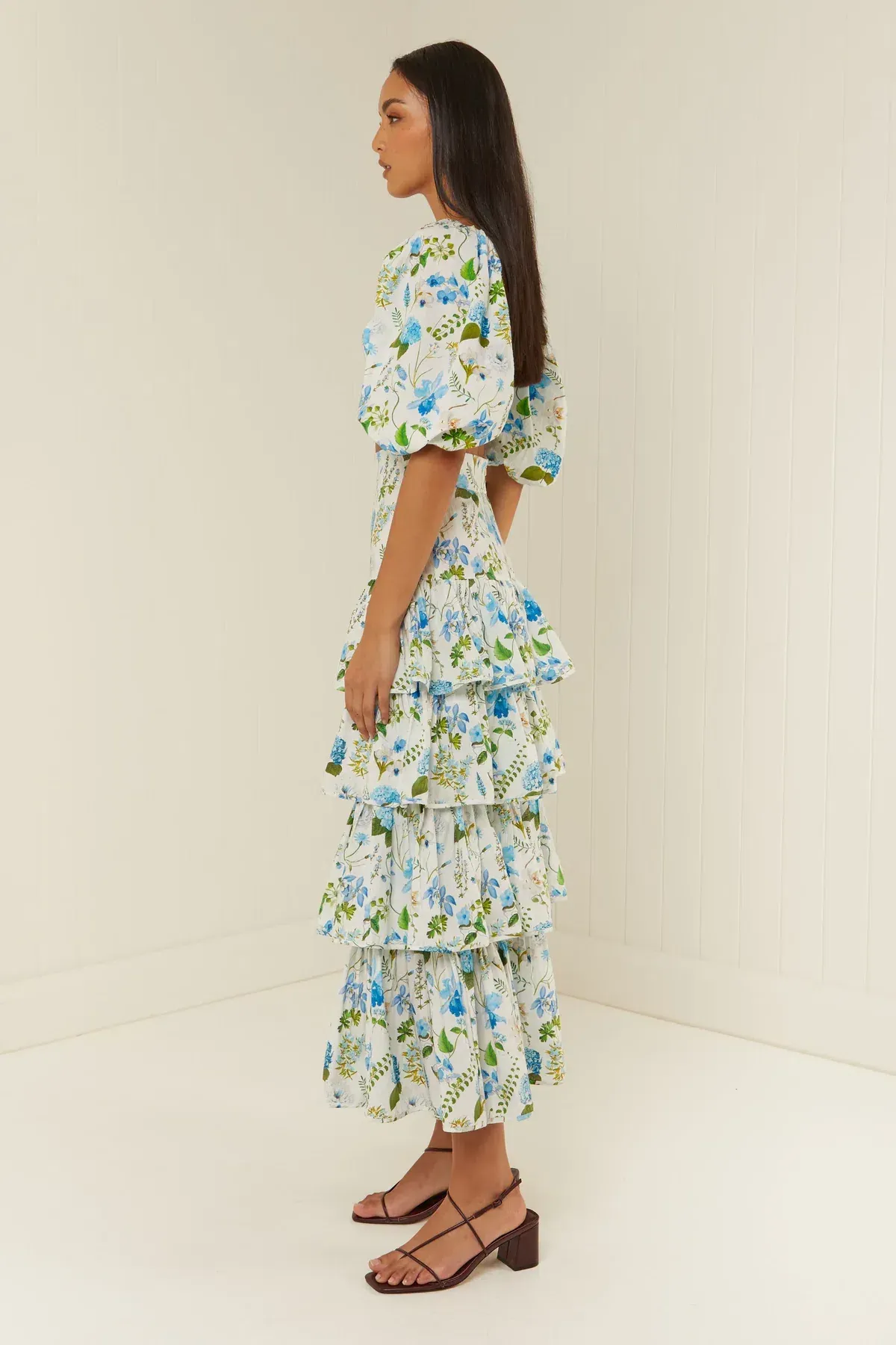 Palm Noosa Horizon Top and Triton Skirt Set Blue Orchid Size 8 - Image 2