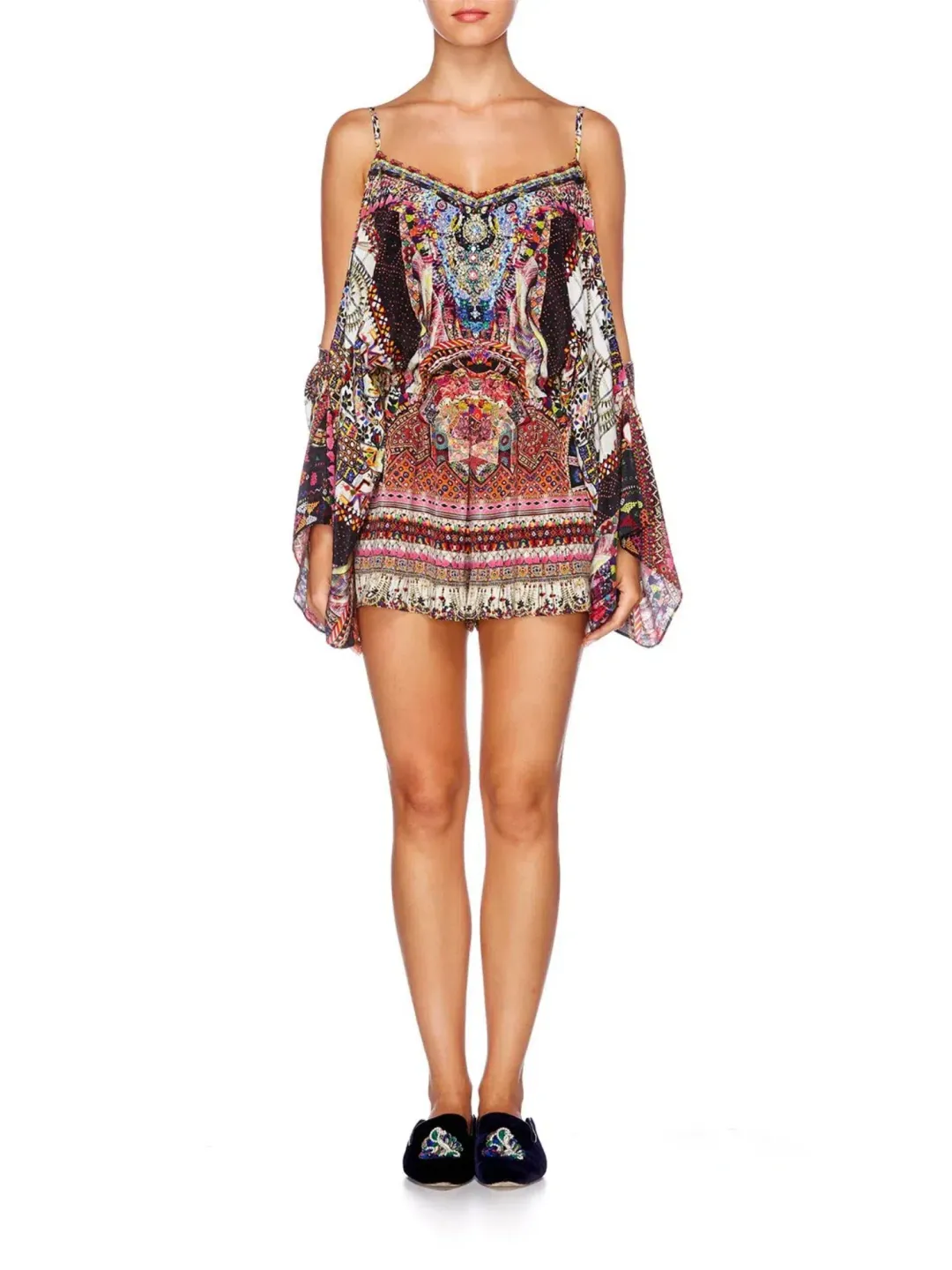 Camilla Franks Drop Shoulder Playsuit Tiny Dancer Size L / AU 14 for rent on The Volte - main image