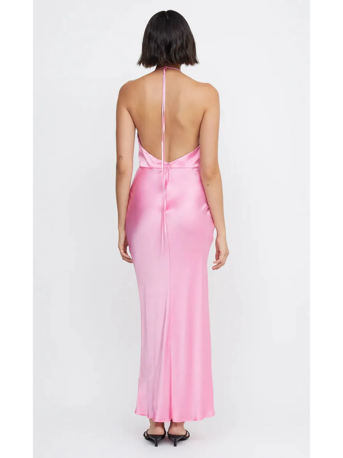 Bec & Bridge Candy Indi Halter Maxi Dress in Pink Size AU 8 - Image 3
