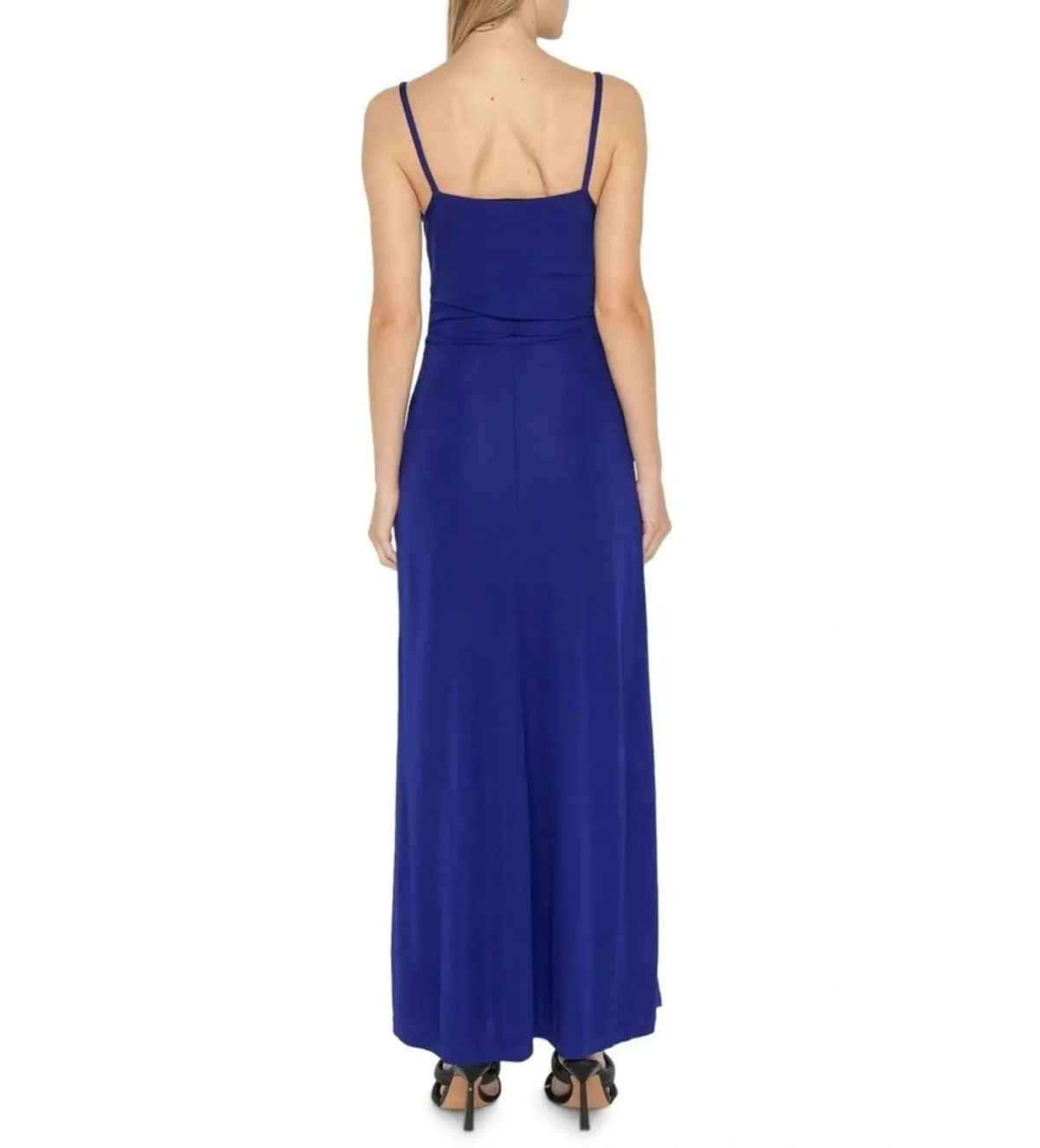 Cue Jersey V-Neck Maxi Dress Ultra Violet Size M / AU 10 - Image 3