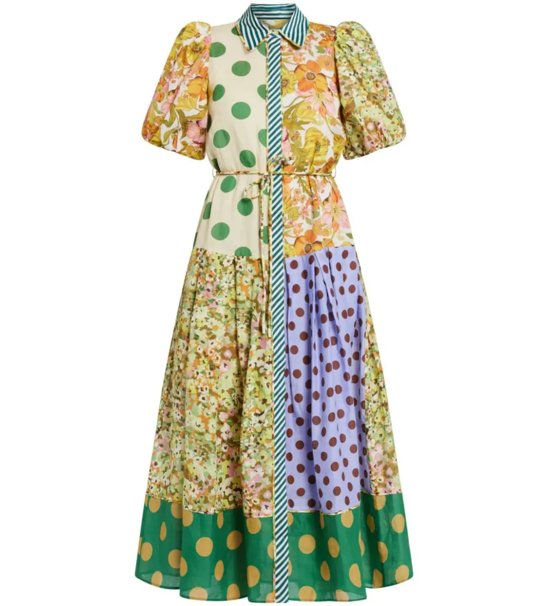 Alemais Finn Shirtdress Multi Size 6 for rent on The Volte - main image