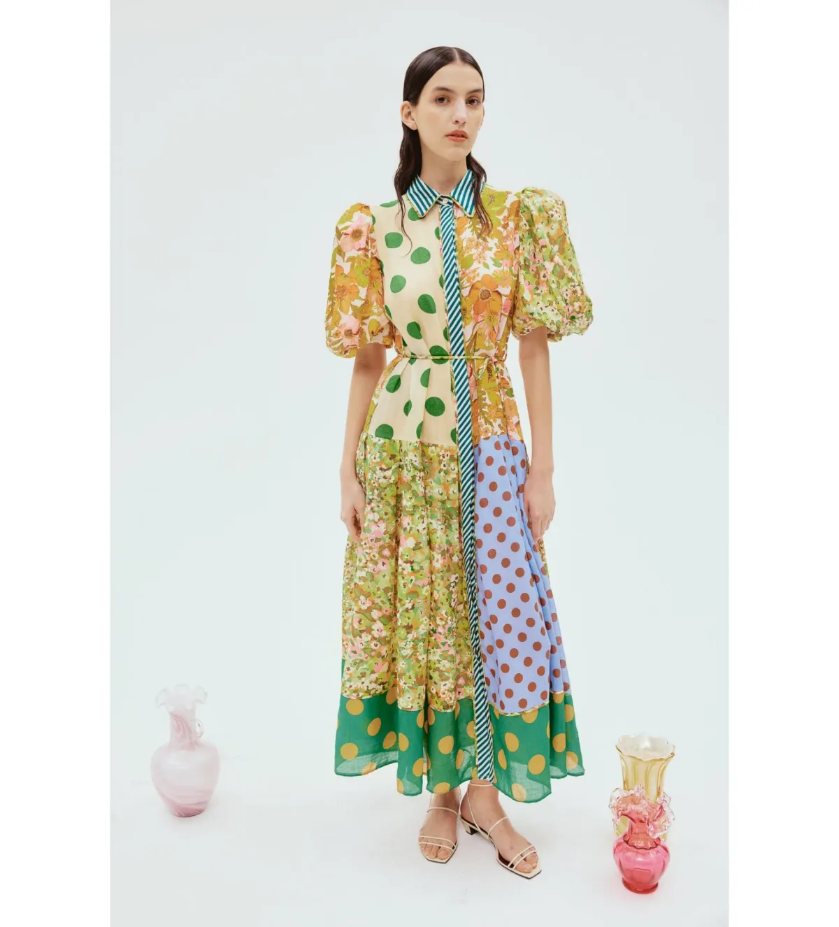 Alemais Finn Shirtdress Multi Size 6 - Image 1