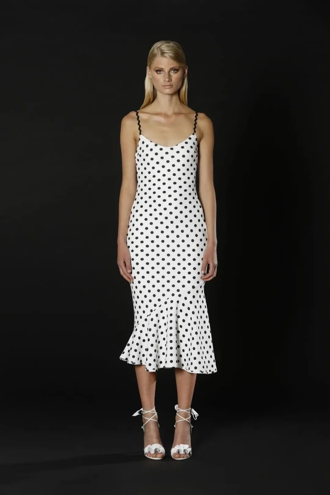 By Johnny Polka Slip Dress Print Size 6 for rent on The Volte - main image