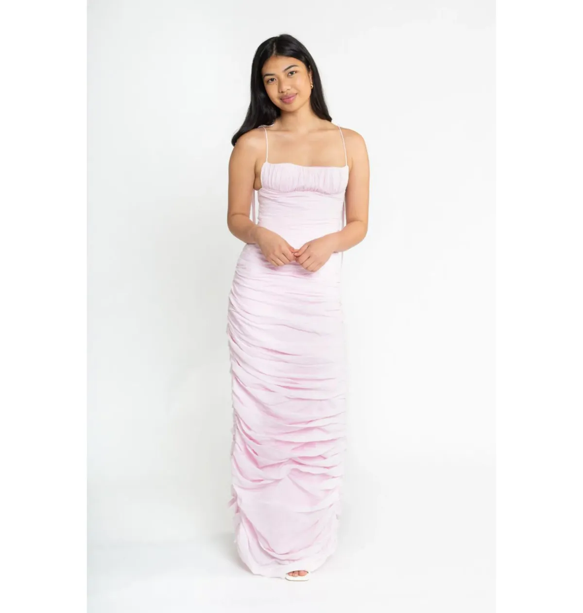 Cha Collective Chacha Maxi Dress Baby Pink Size M - Image 1
