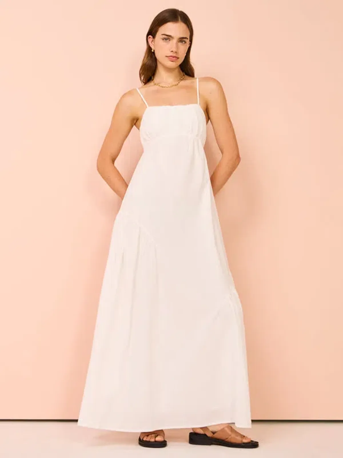 Suboo Bentley Empire Maxi Dress White Size 8 - Image 1