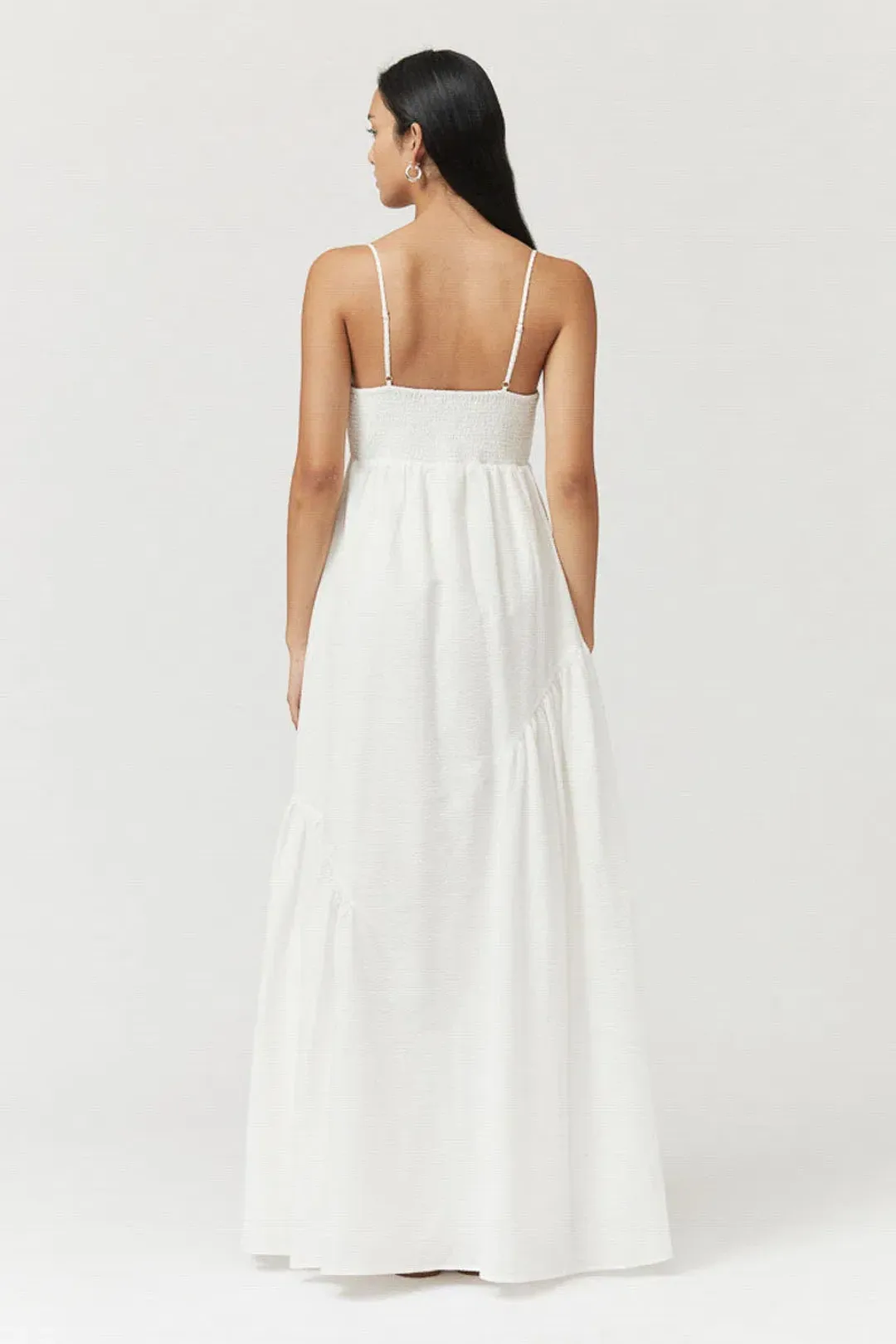 Suboo Bentley Empire Maxi Dress White Size 8 for rent on The Volte - main image