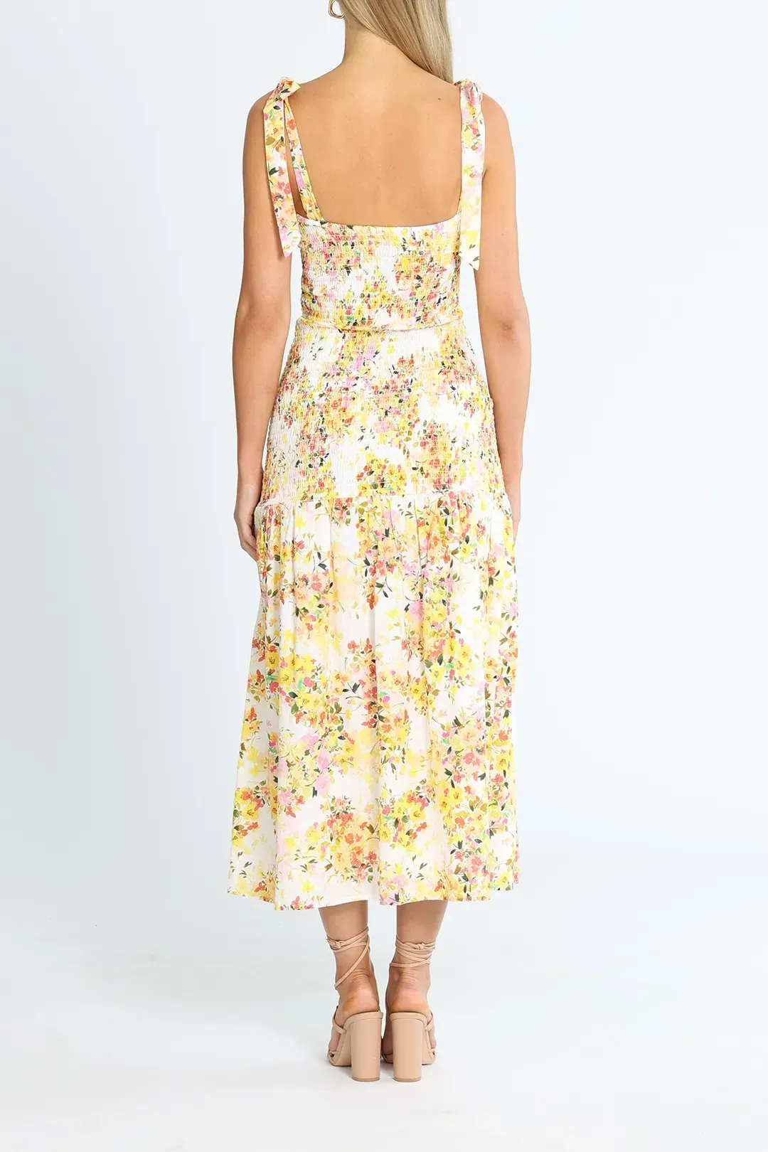 Talulah Sienna Midi Dress in Floral Size 10 for rent on The Volte - main image