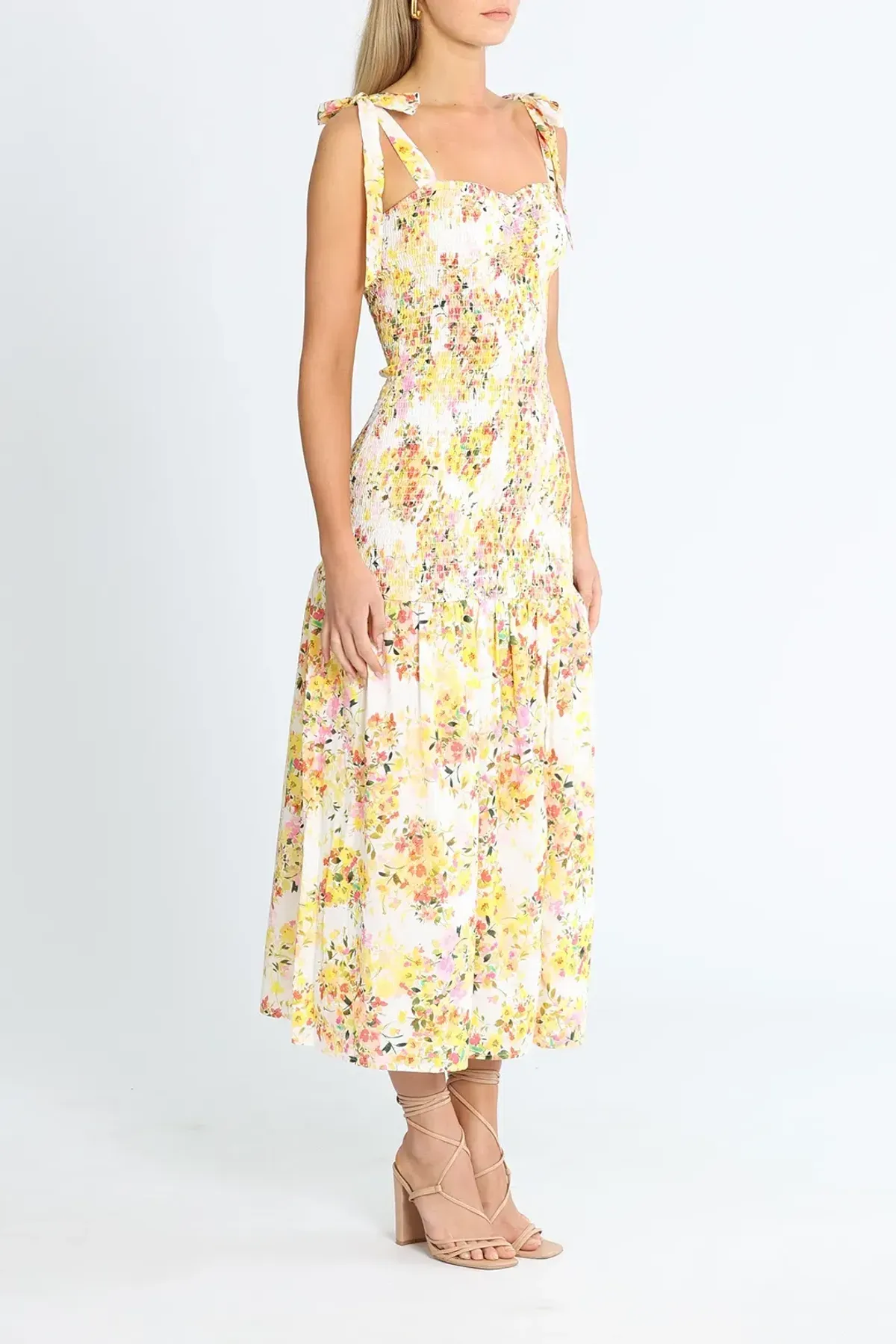 Talulah Sienna Midi Dress in Floral Size 8 - Image 2