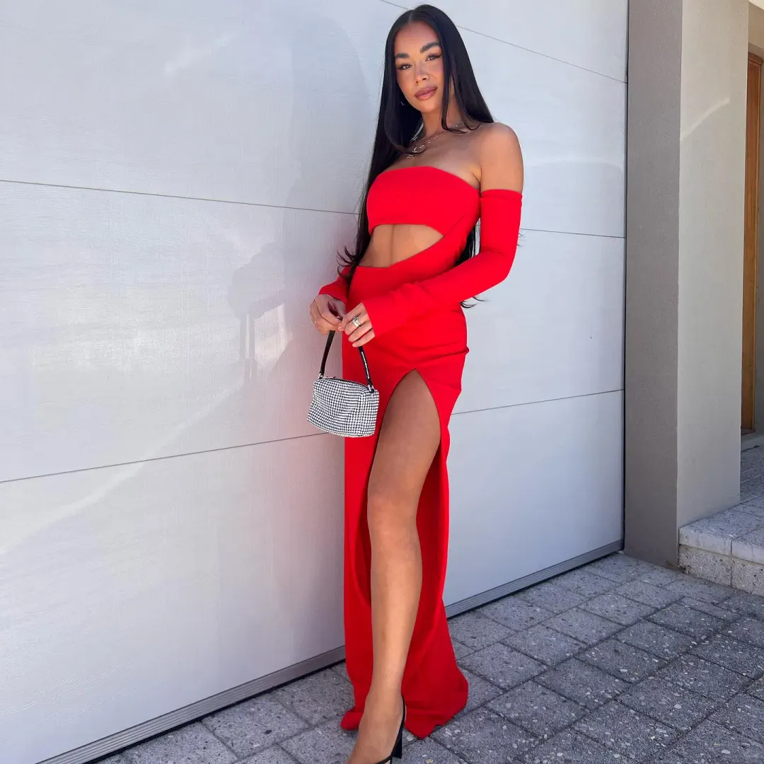 Effie Kats Hall of Fame Gown Red Size XS / AU 6 for rent on The Volte - main image