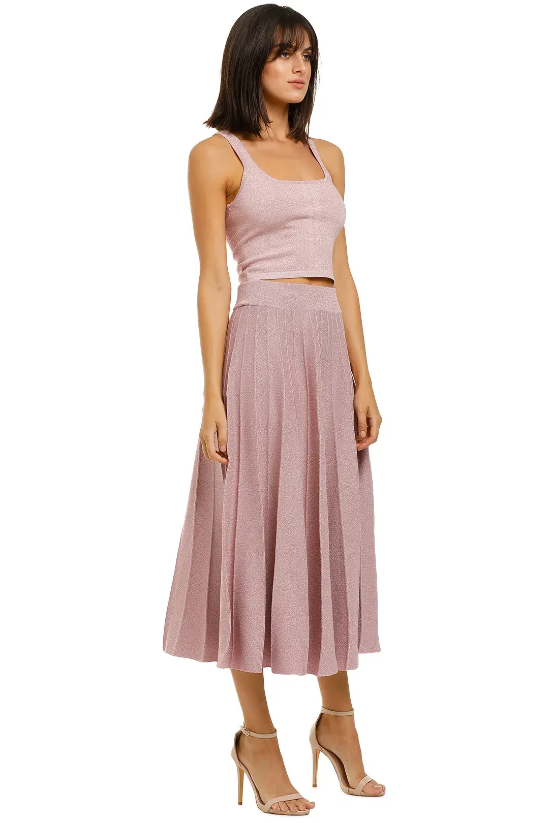 Vestire Sweet As Sugar Top and Skirt Set Pink Size 14 for rent on The Volte - main image