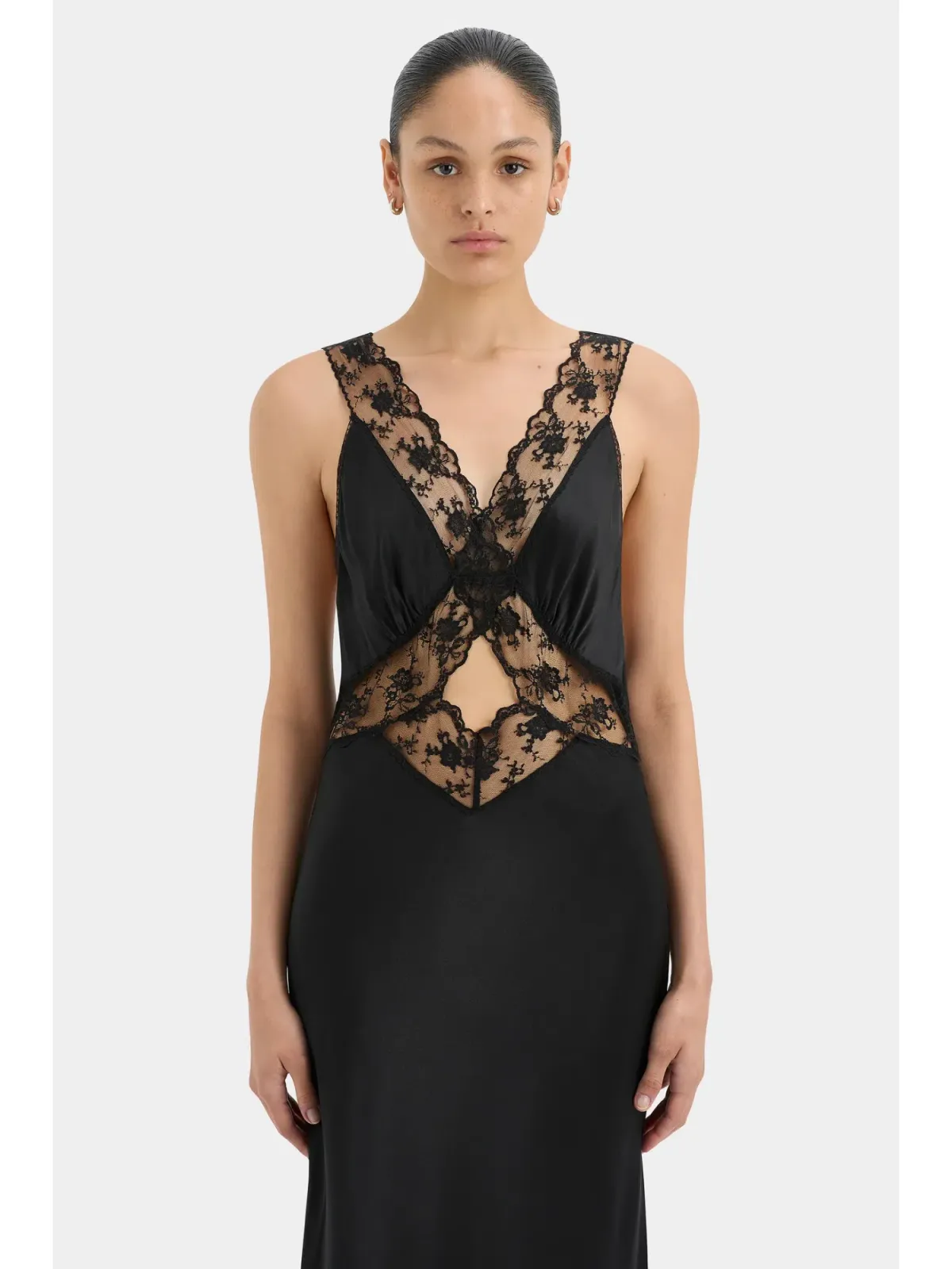 Sir the Label Aries Cut Out Gown in Black Size 1 / AU 8 - Image 2